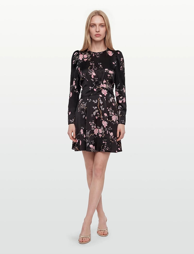 by Ti Mo - Satin Mini Dress - partykleider - 476 - midnight garden - 0