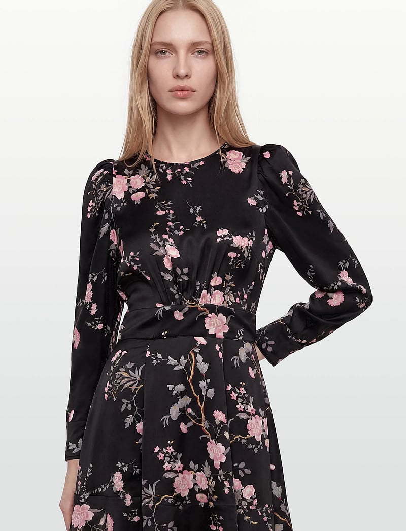 by Ti Mo - Satin Mini Dress - partykleider - 476 - midnight garden - 3