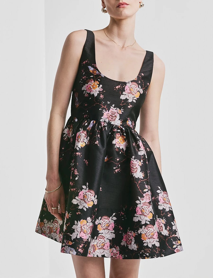 by Ti Mo - Taffeta Mini Dress - cocktailkleider - 516 - wallpaper - 0