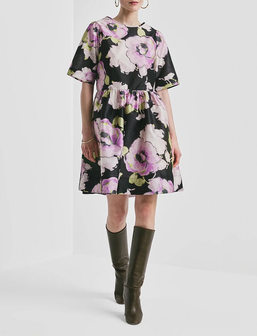 by Ti Mo - Taffeta Shift Dress - sukienki koktajlowe - 540 - grace - 3