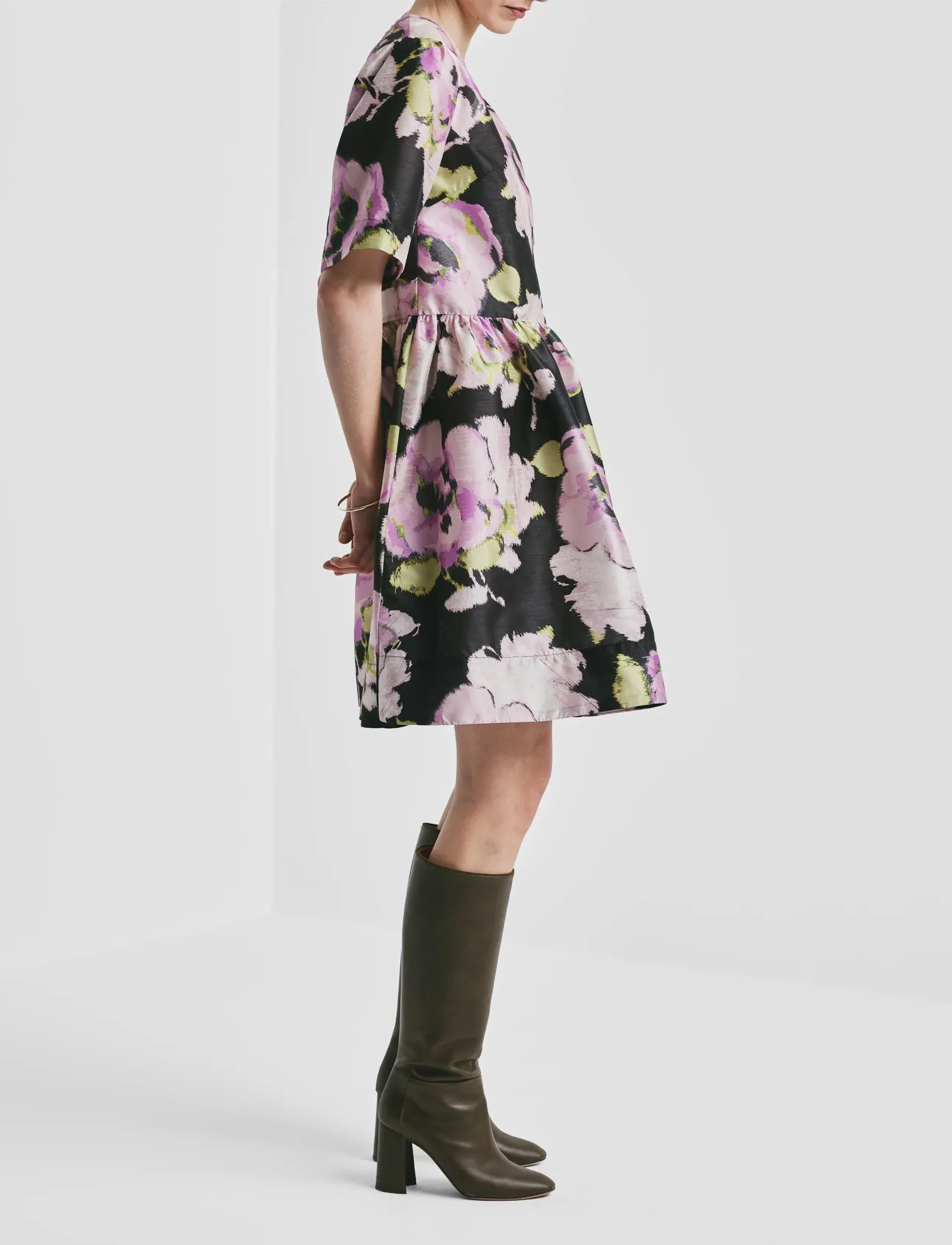 by Ti Mo - Taffeta Shift Dress - sukienki koktajlowe - 540 - grace - 4