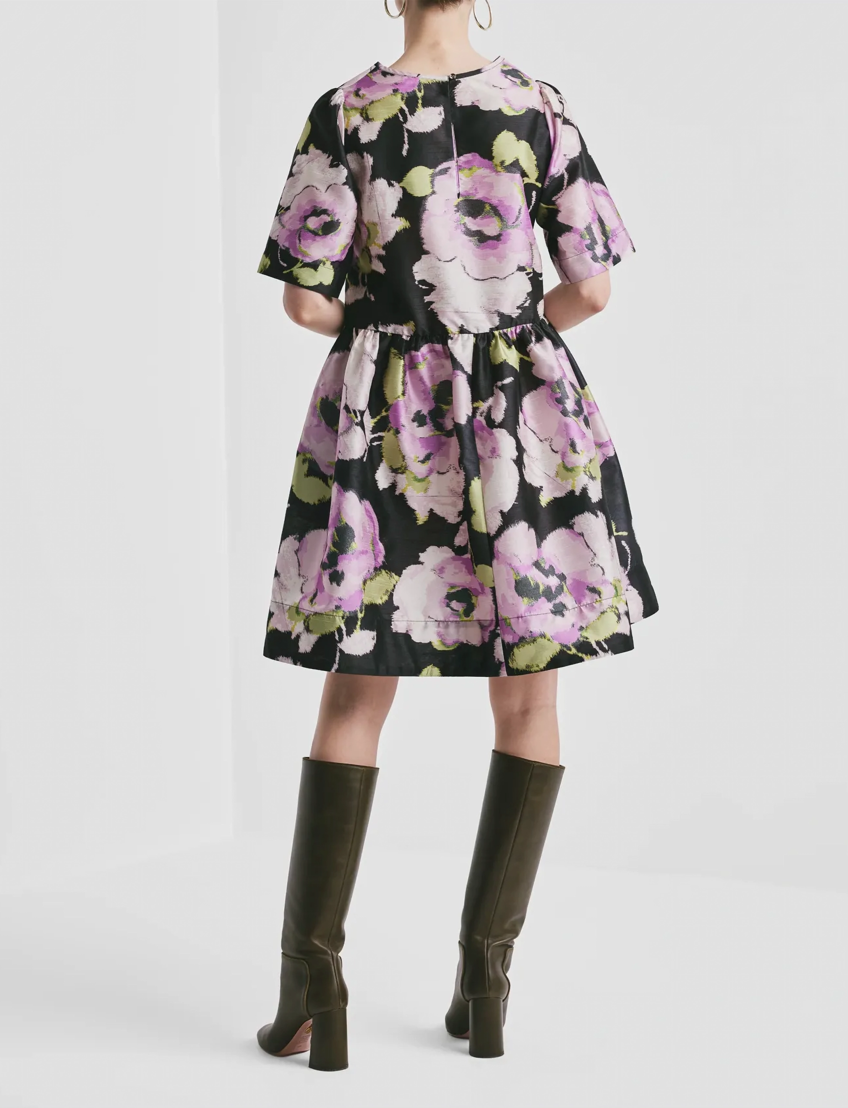 by Ti Mo - Taffeta Shift Dress - sukienki koktajlowe - 540 - grace - 5
