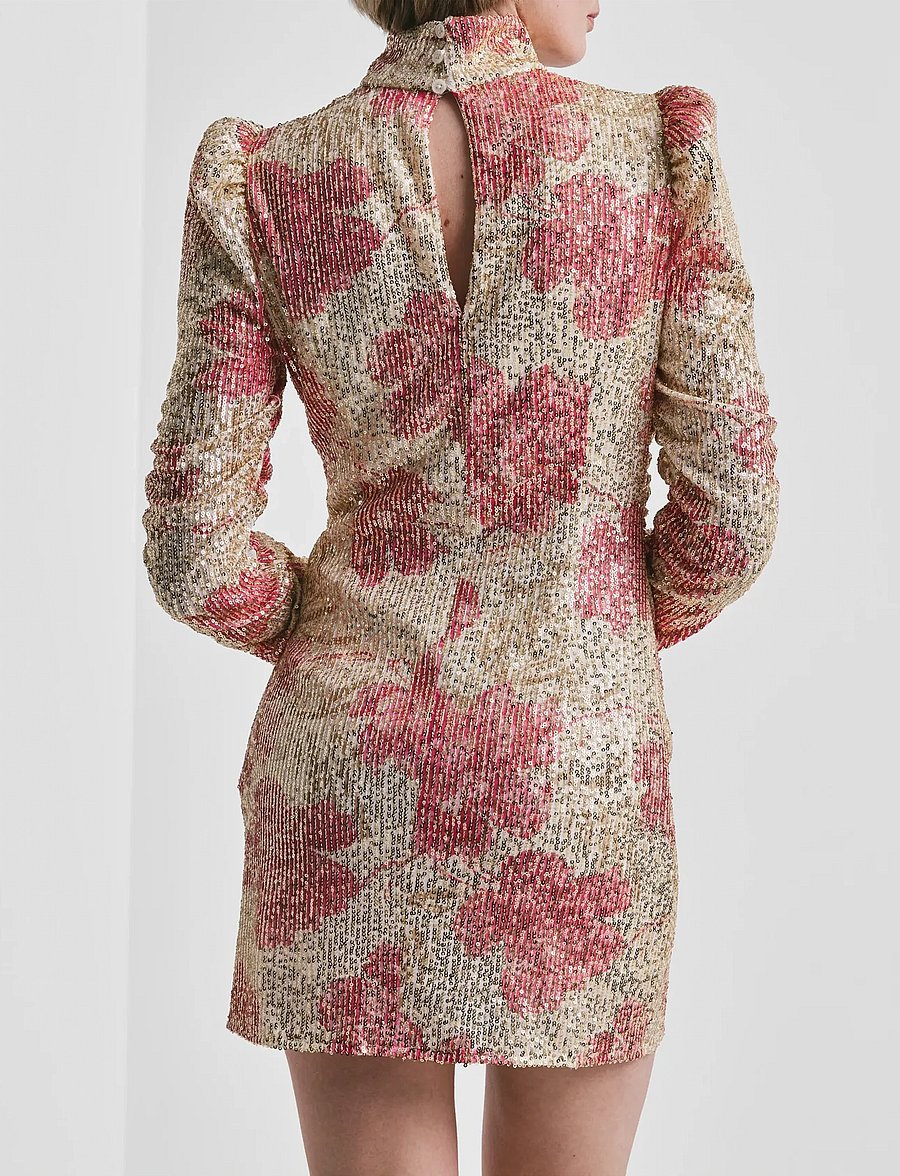 by Ti Mo - Sequins Rouching Dress - 497 - serenade - 3