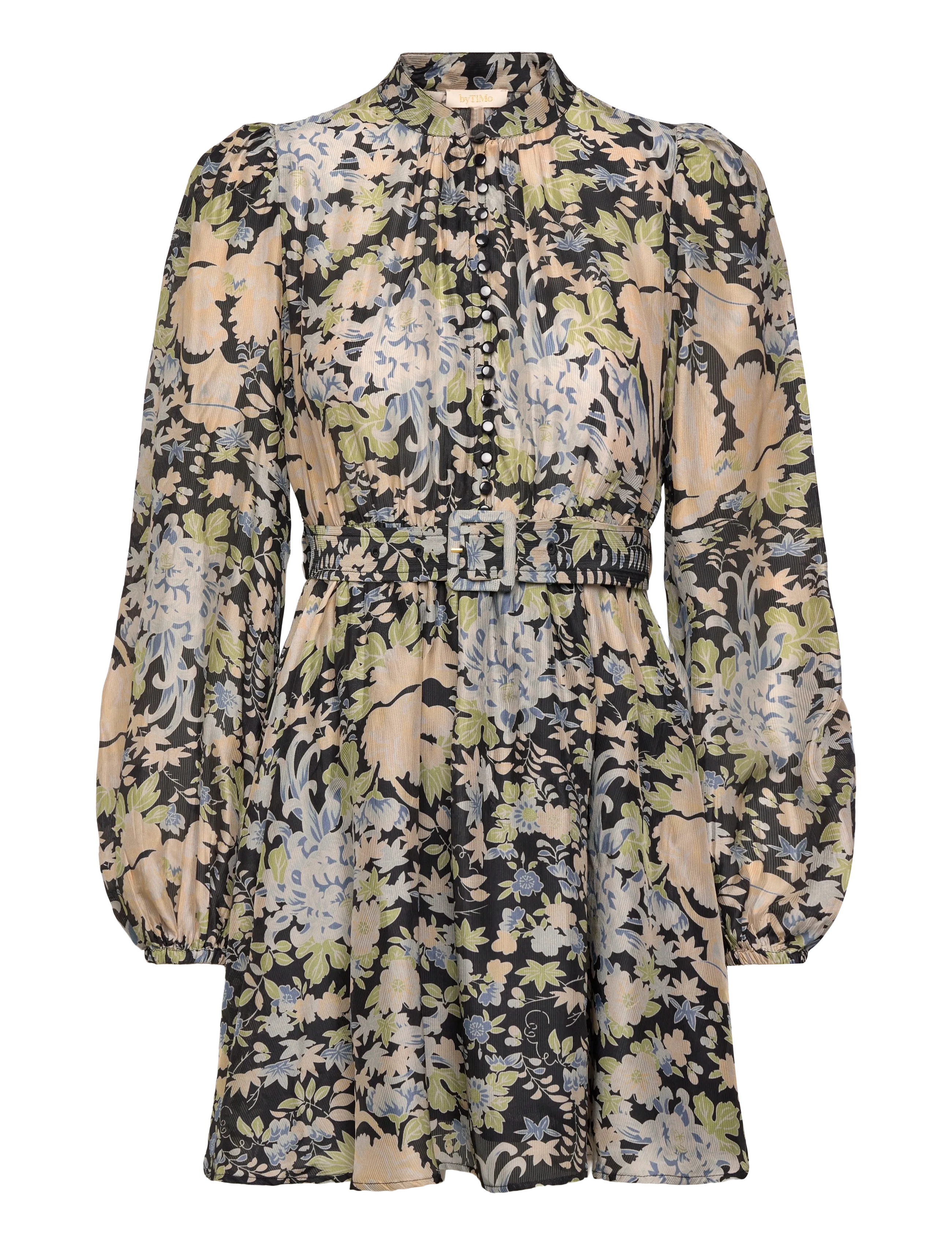 by Ti Mo Striped Organza Mini Dress - by Ti Mo - 509 - CALLIDORA / green