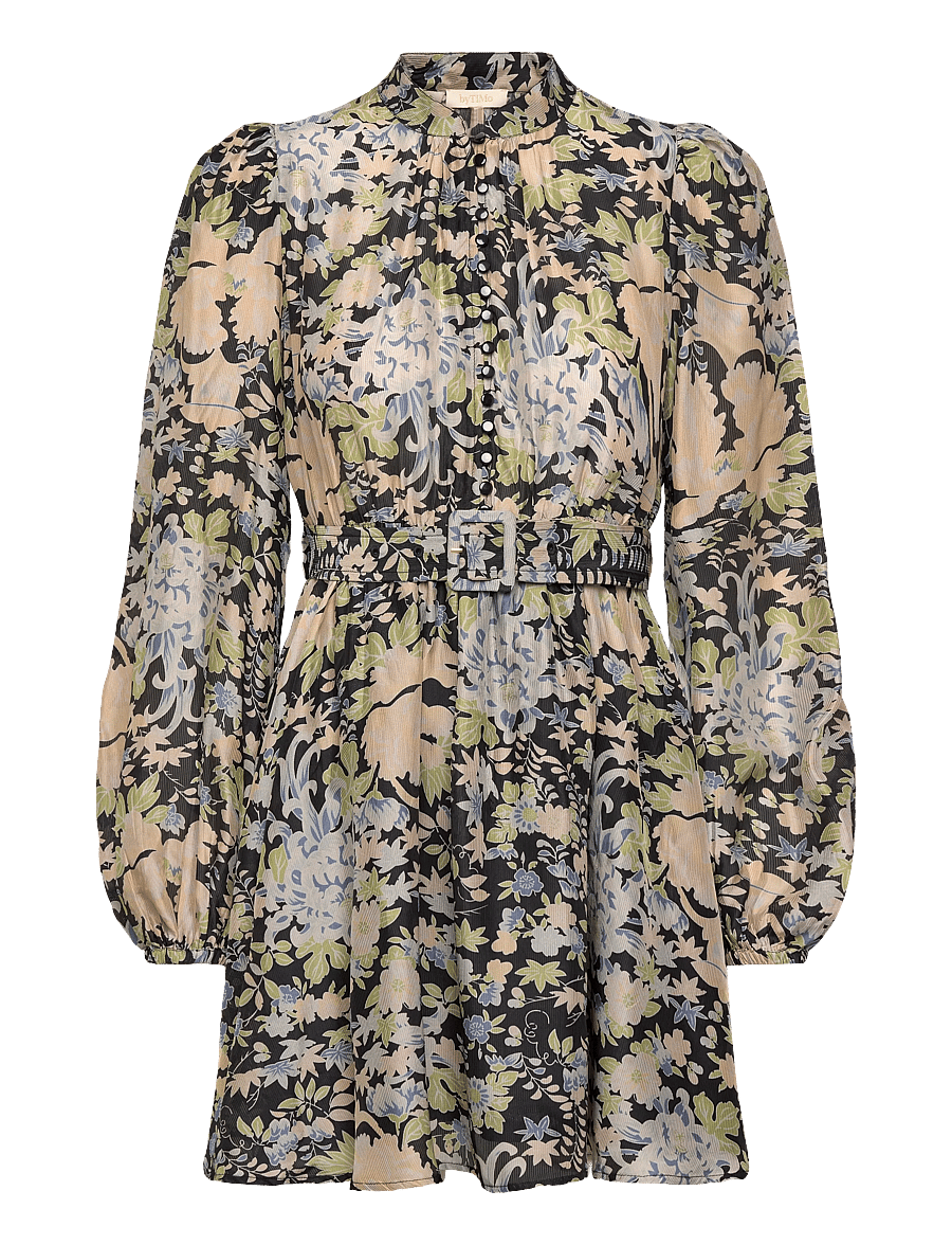 by Ti Mo - Striped Organza Mini Dress - festkjoler - 509 - callidora - 1