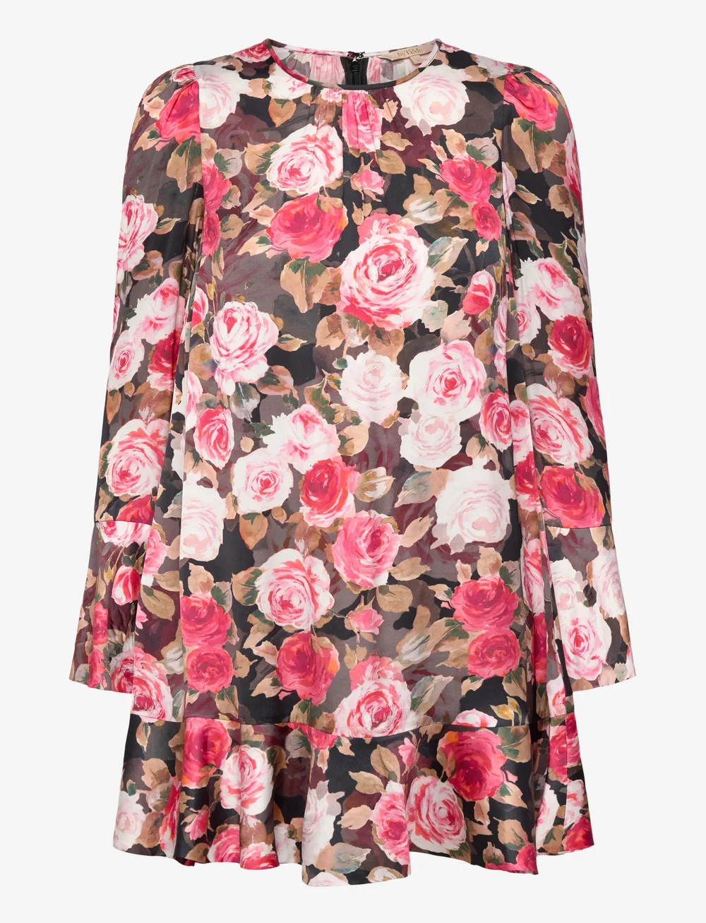 by Ti Mo - Satin Shift Dress - partykleider - 549 - midnight roses - 1