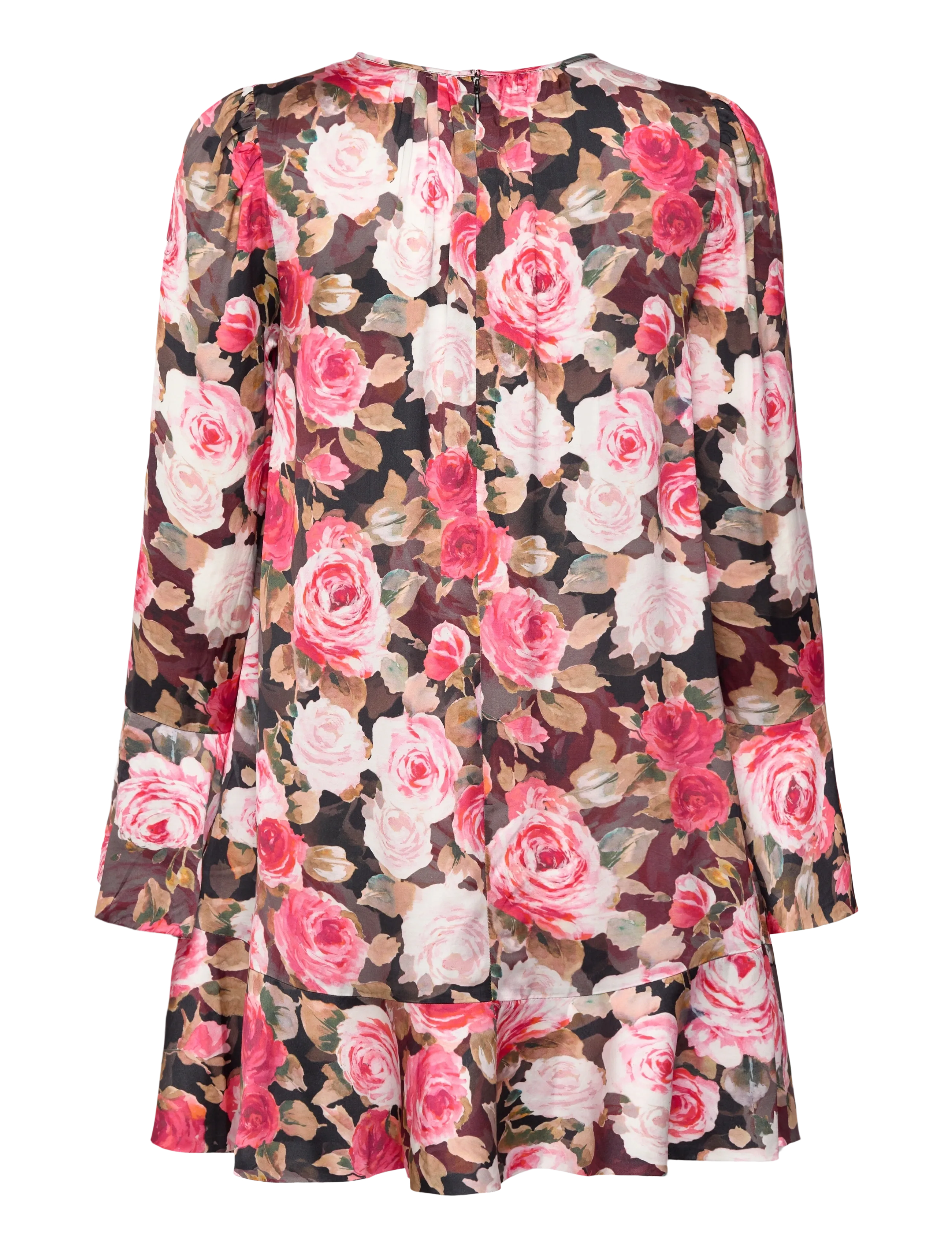 by Ti Mo - Satin Shift Dress - partykleider - 549 - midnight roses - 2