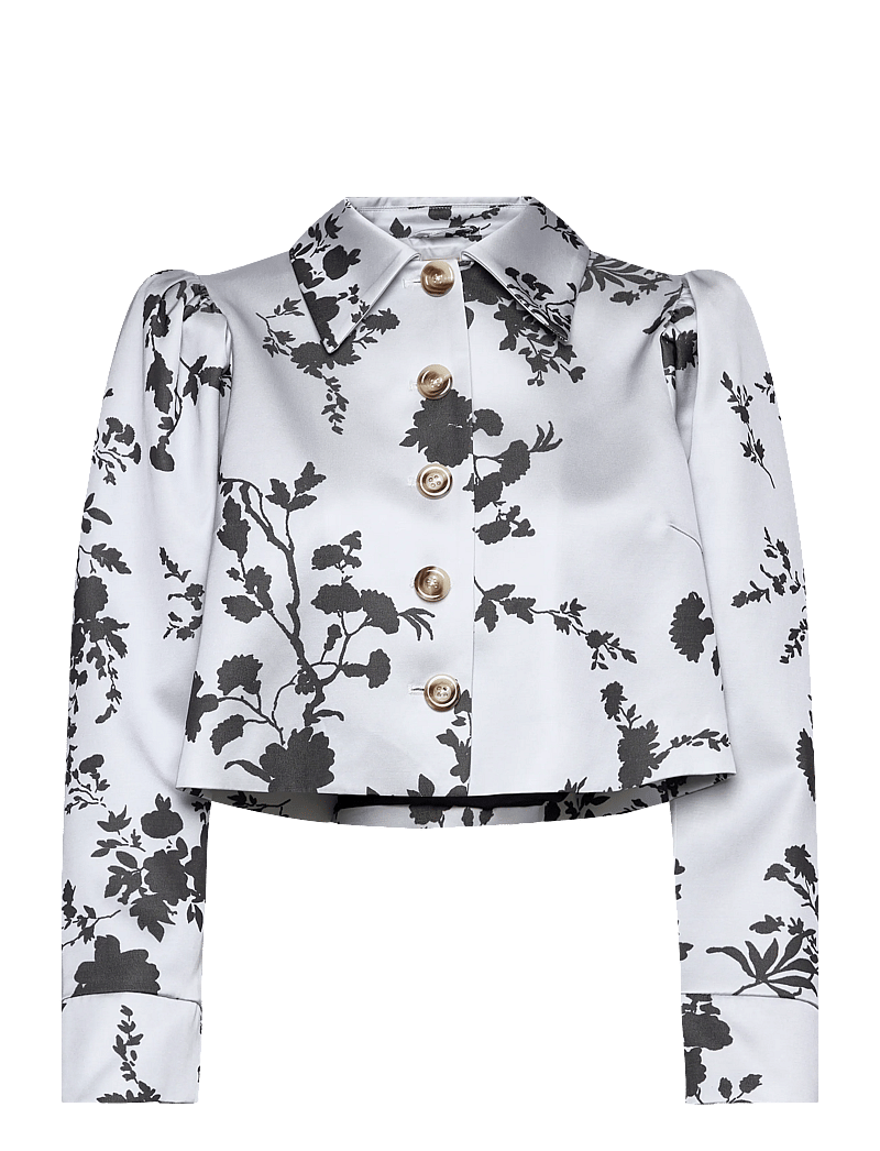 by Ti Mo - Tailored Satin Jacket - jeansskjortor - 494 - blue meadow - 1