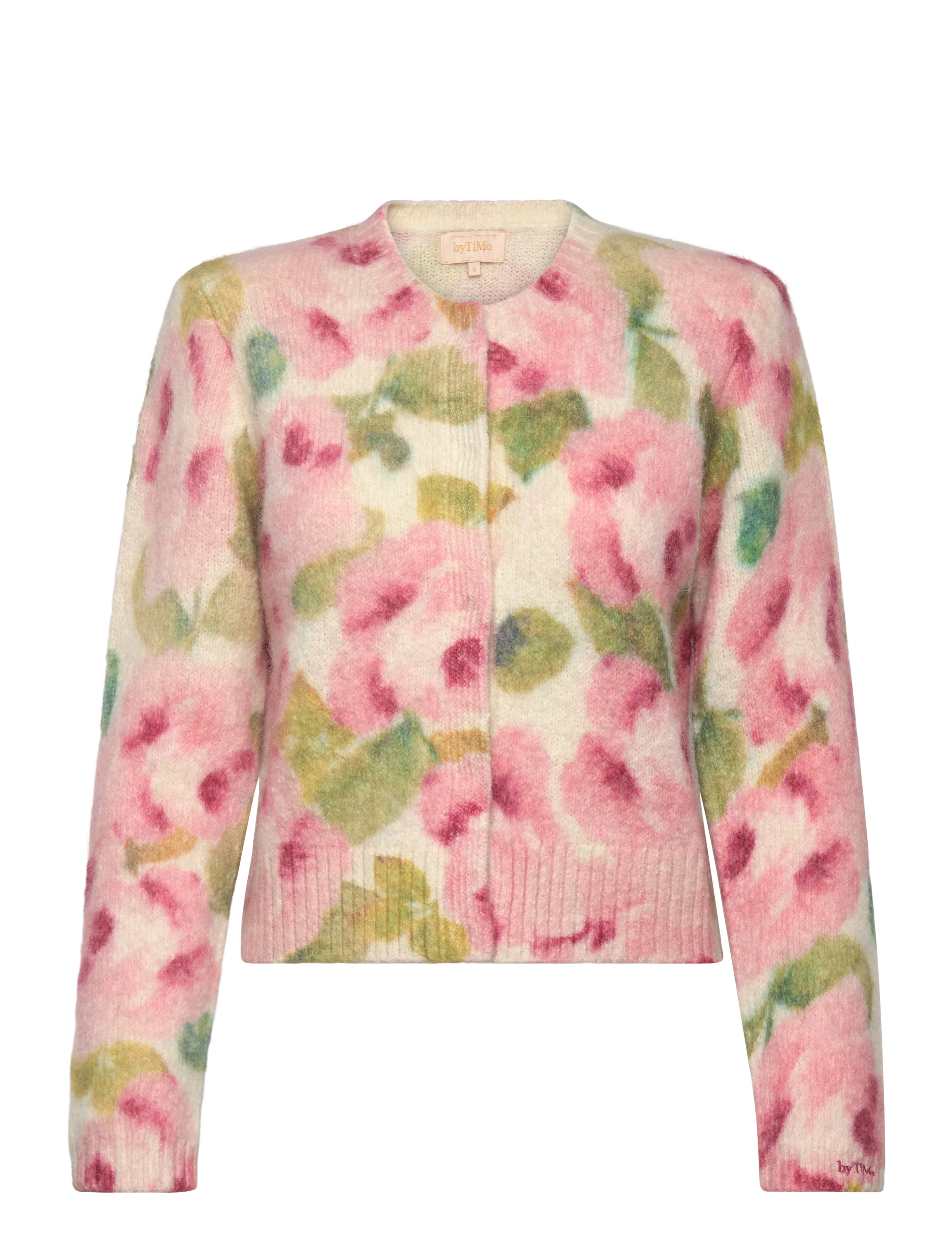 by Ti Mo *Hairy Knit Jacket - Kläder - 677 - BLUSH ROSE / pink/rose