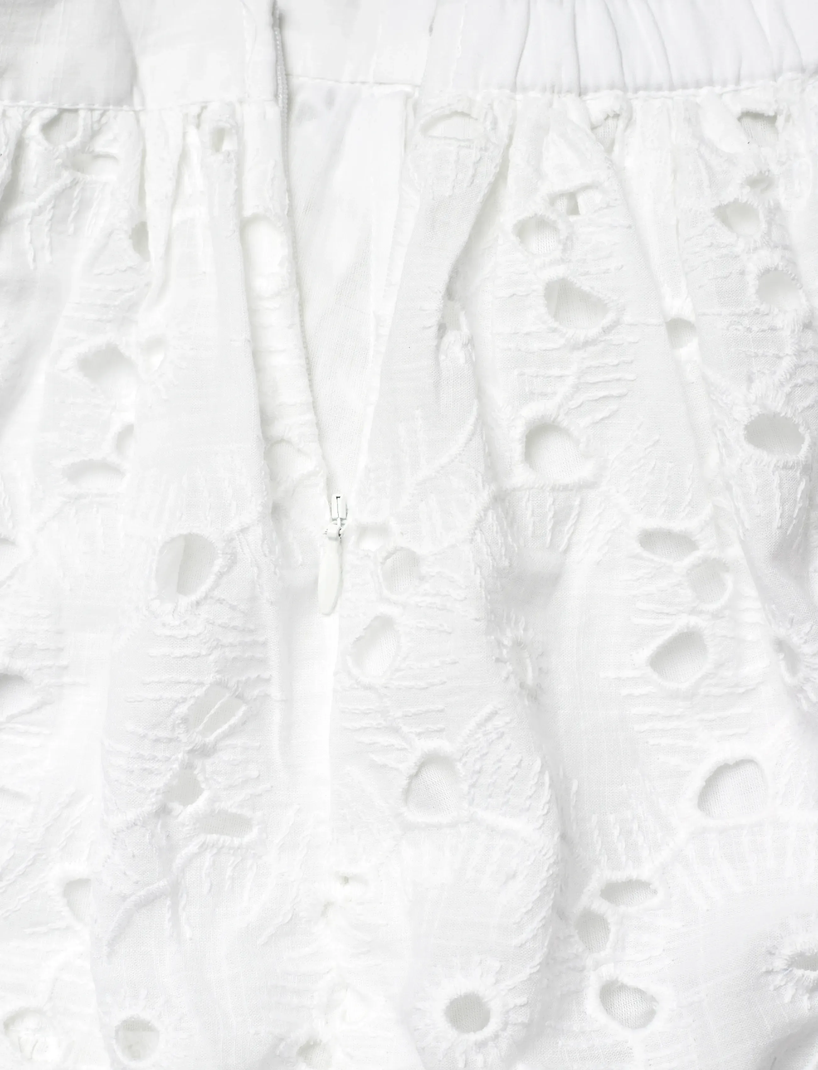 by Ti Mo - Broderie Anglaise Skirt - maxi nederdele - 001 - white - 2