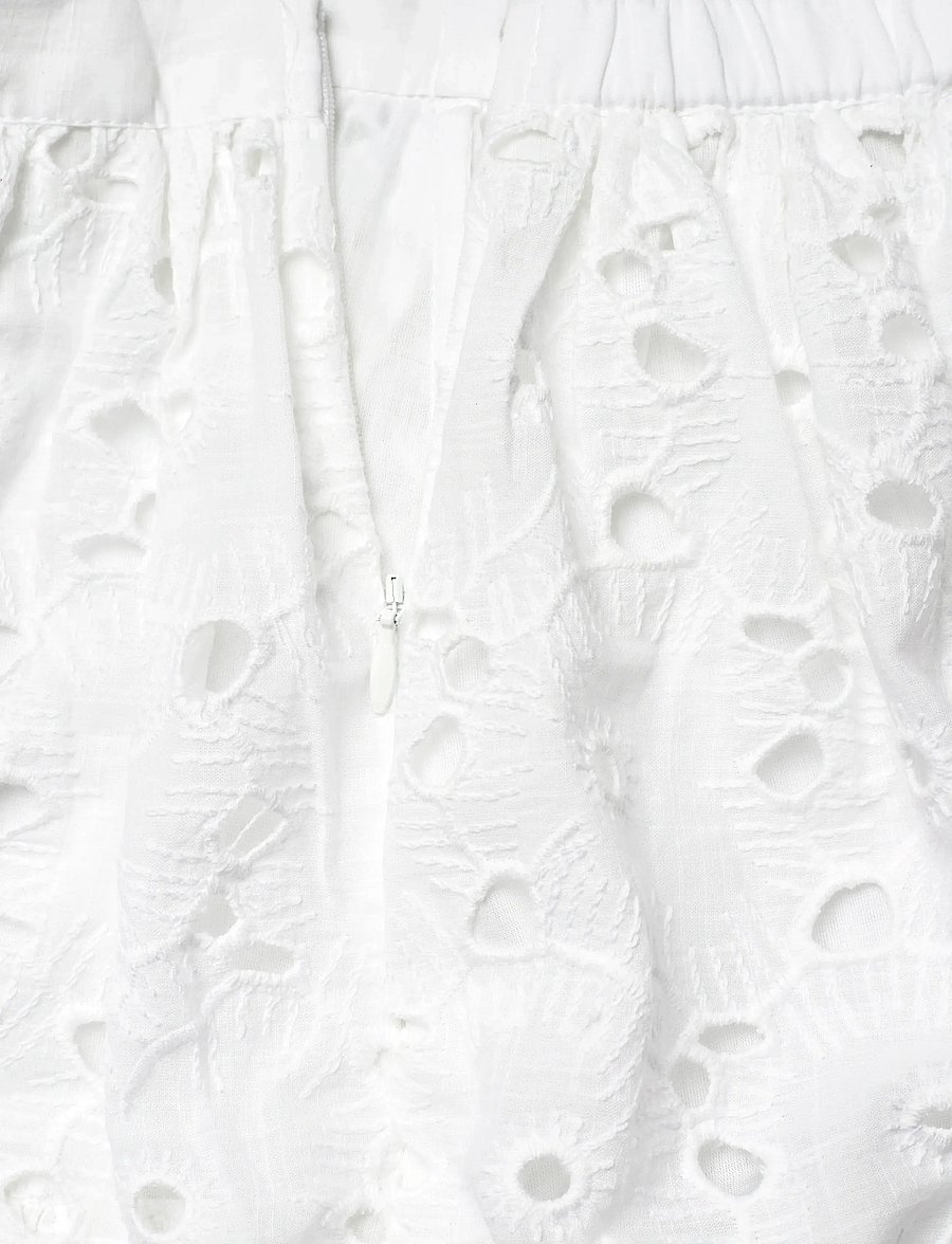 by Ti Mo - Broderie Anglaise Skirt - maxi röcke - 001 - white - 2