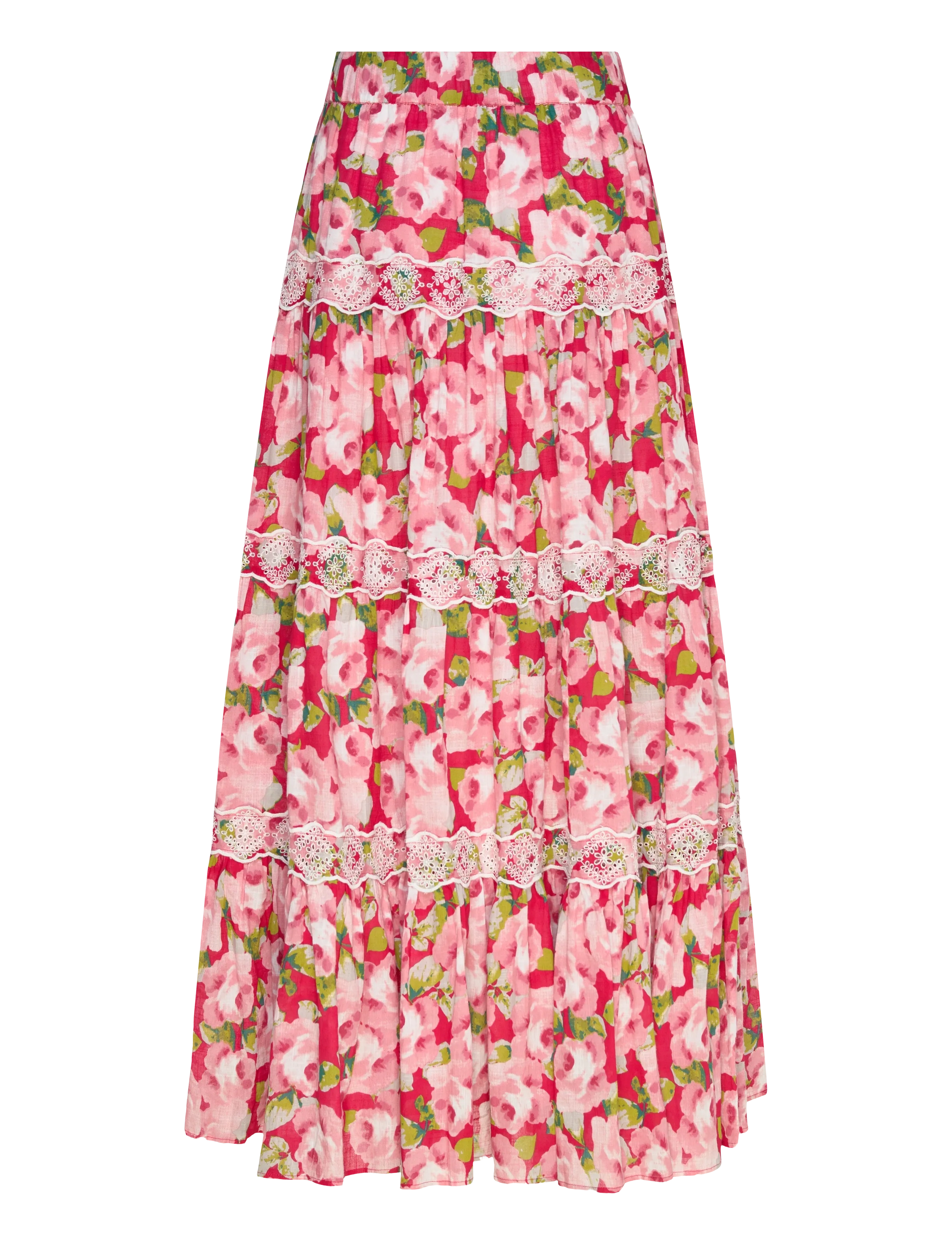 by Ti Mo - Cotton Slub Skirt - maxi röcke - 601 - romace - 1