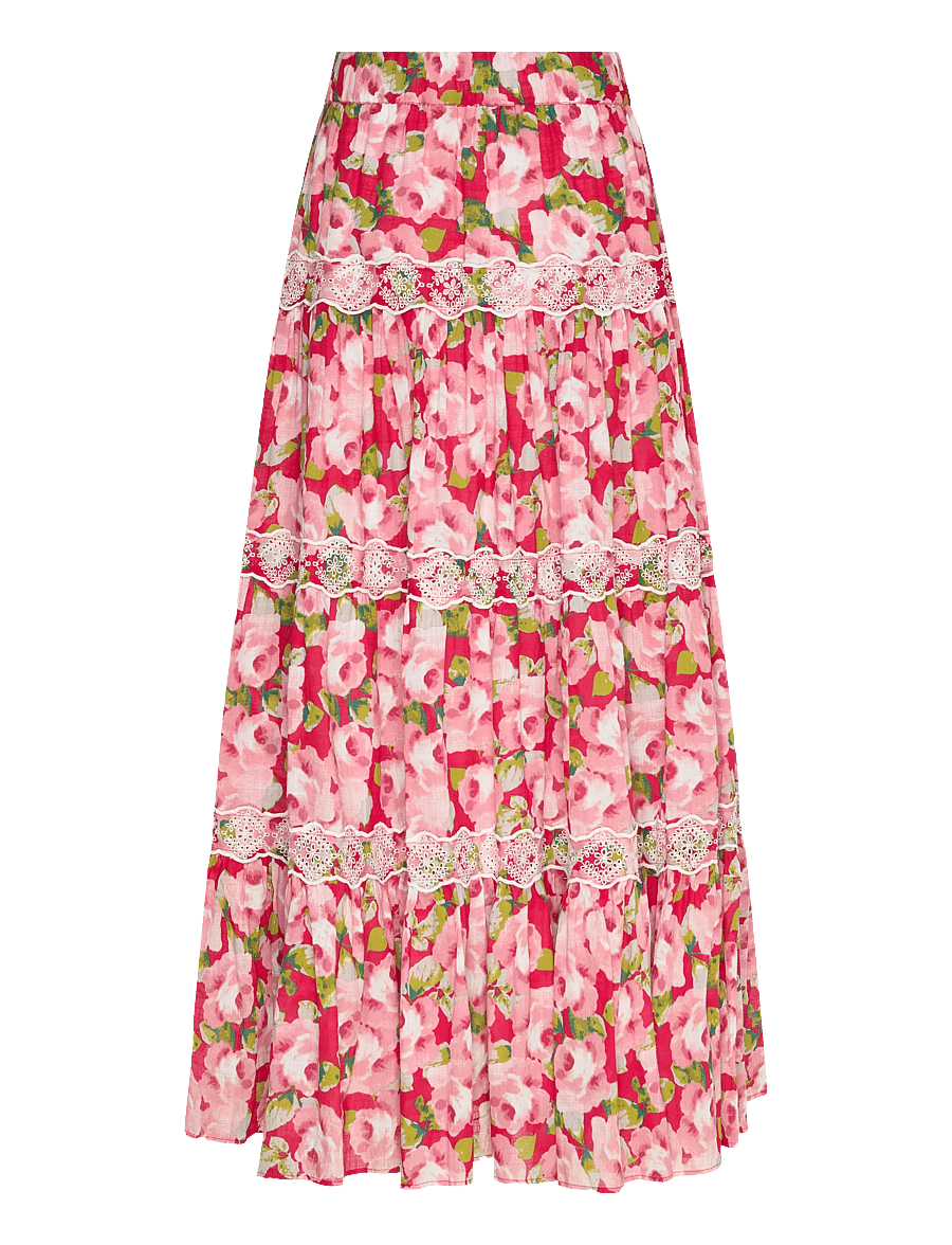 by Ti Mo - Cotton Slub Skirt - maxi röcke - 601 - romace - 1