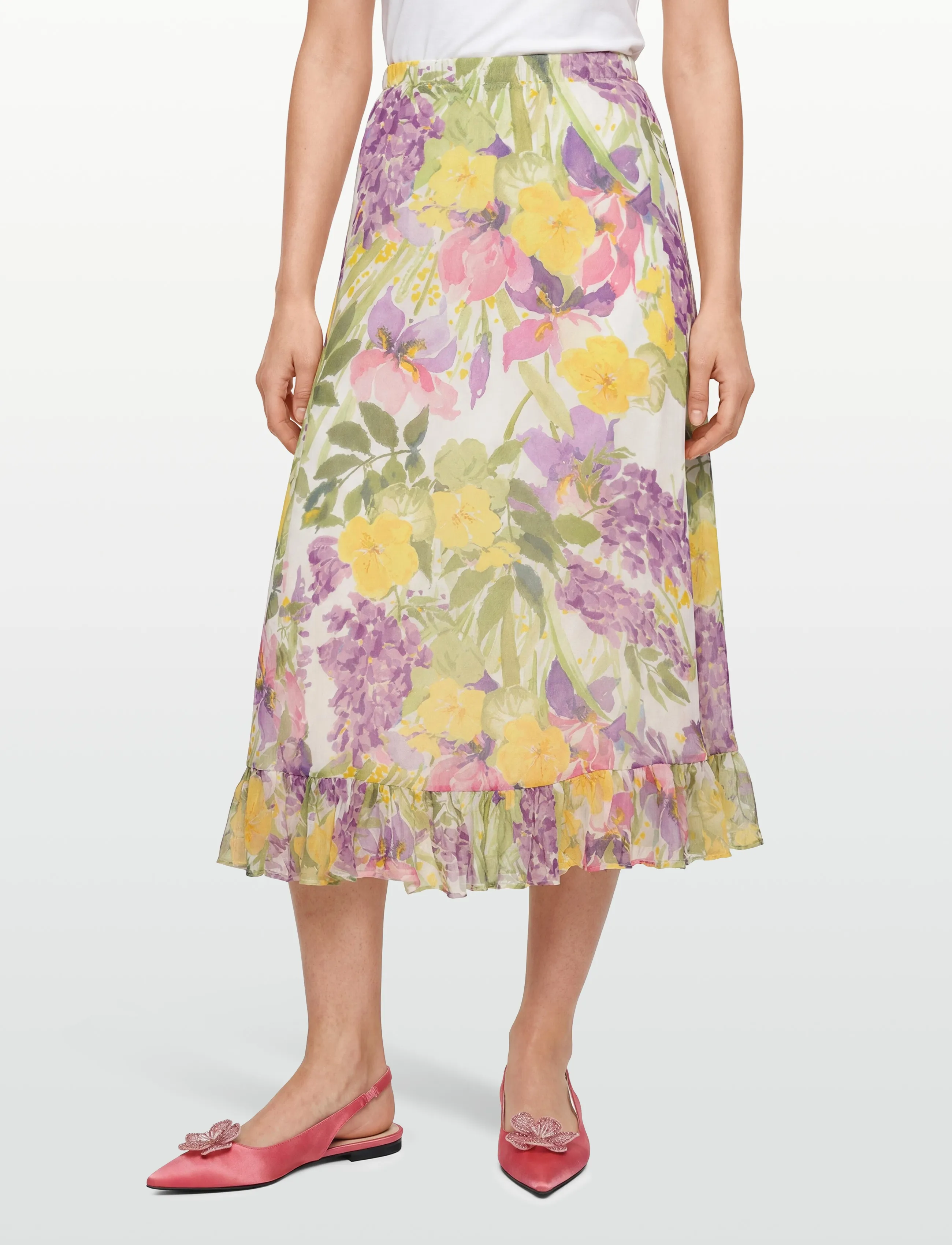 by Ti Mo - Organza Flounce Skirt - maxi röcke - 583 - springfield - 3