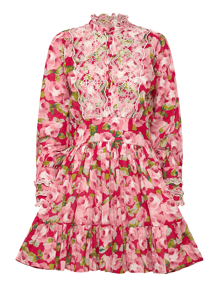 by Ti Mo - Cotton Slub Mini Dress - konfirmasjon - 601-romace - 1
