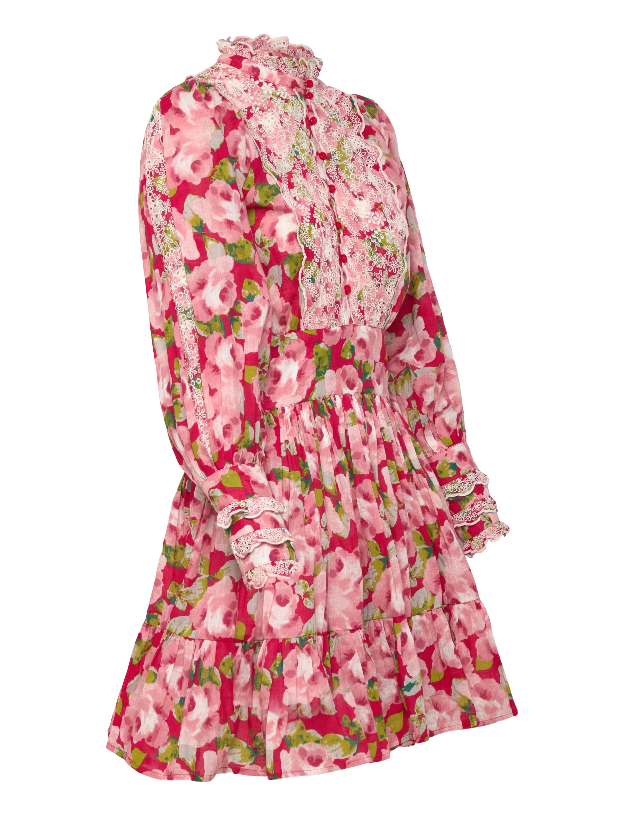 by Ti Mo - Cotton Slub Mini Dress - confirmation - 601-romace - 3