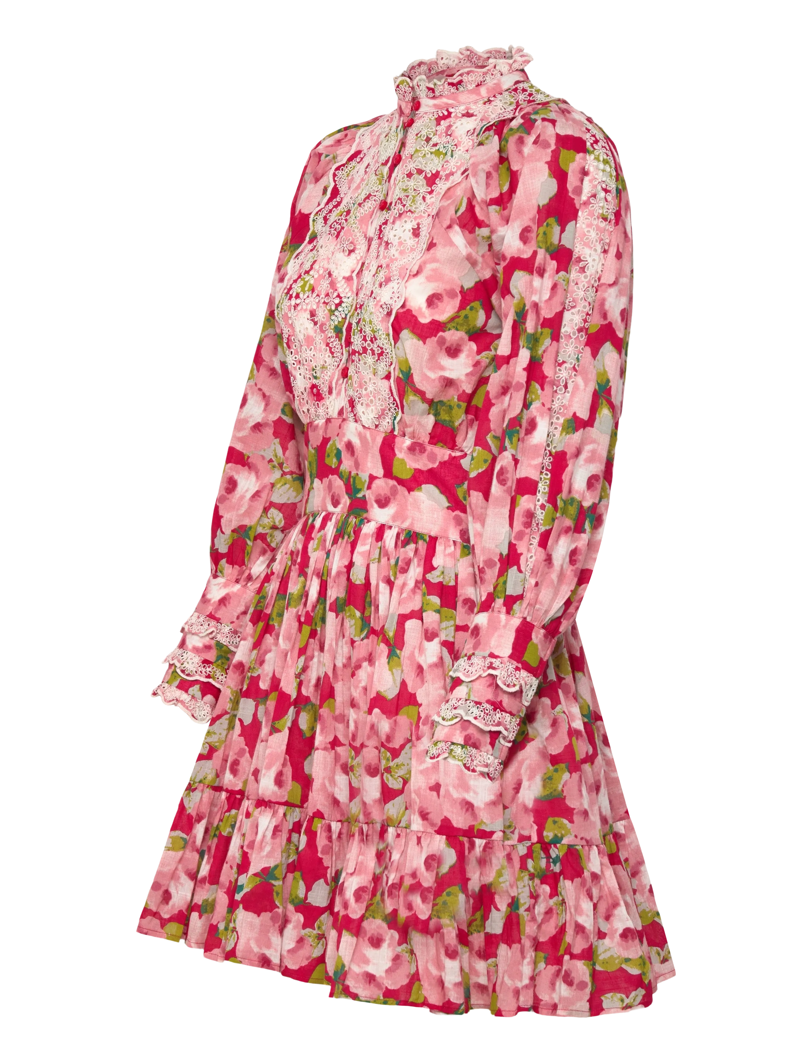 by Ti Mo - Cotton Slub Mini Dress - confirmation - 601-romace - 4