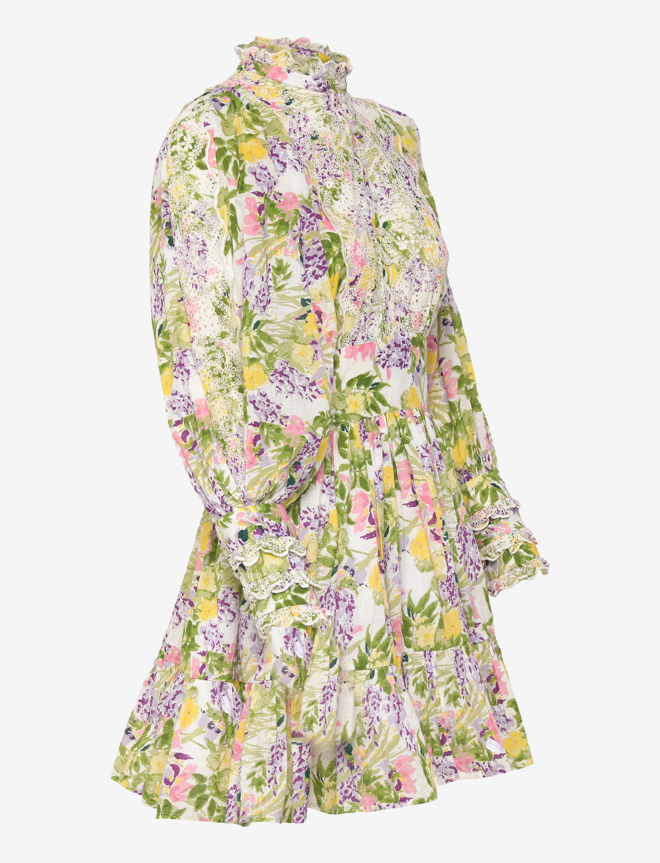 by Ti Mo - Cotton Slub Mini Dress - short dresses - 603-summerlilacs - 3