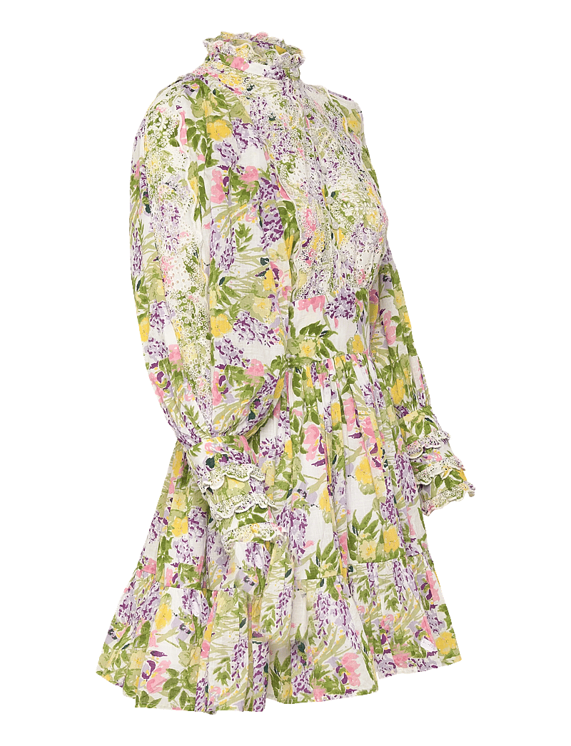 by Ti Mo - Cotton Slub Mini Dress - short dresses - 603-summerlilacs - 3