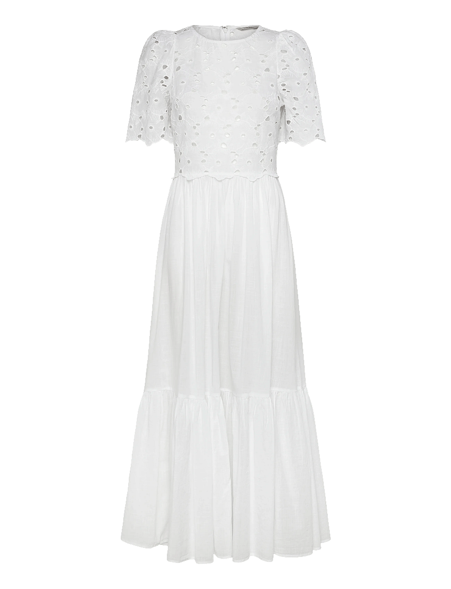 by Ti Mo - Broderie Anglaise Maxi Dress - maxi dresses - 1-white - 0