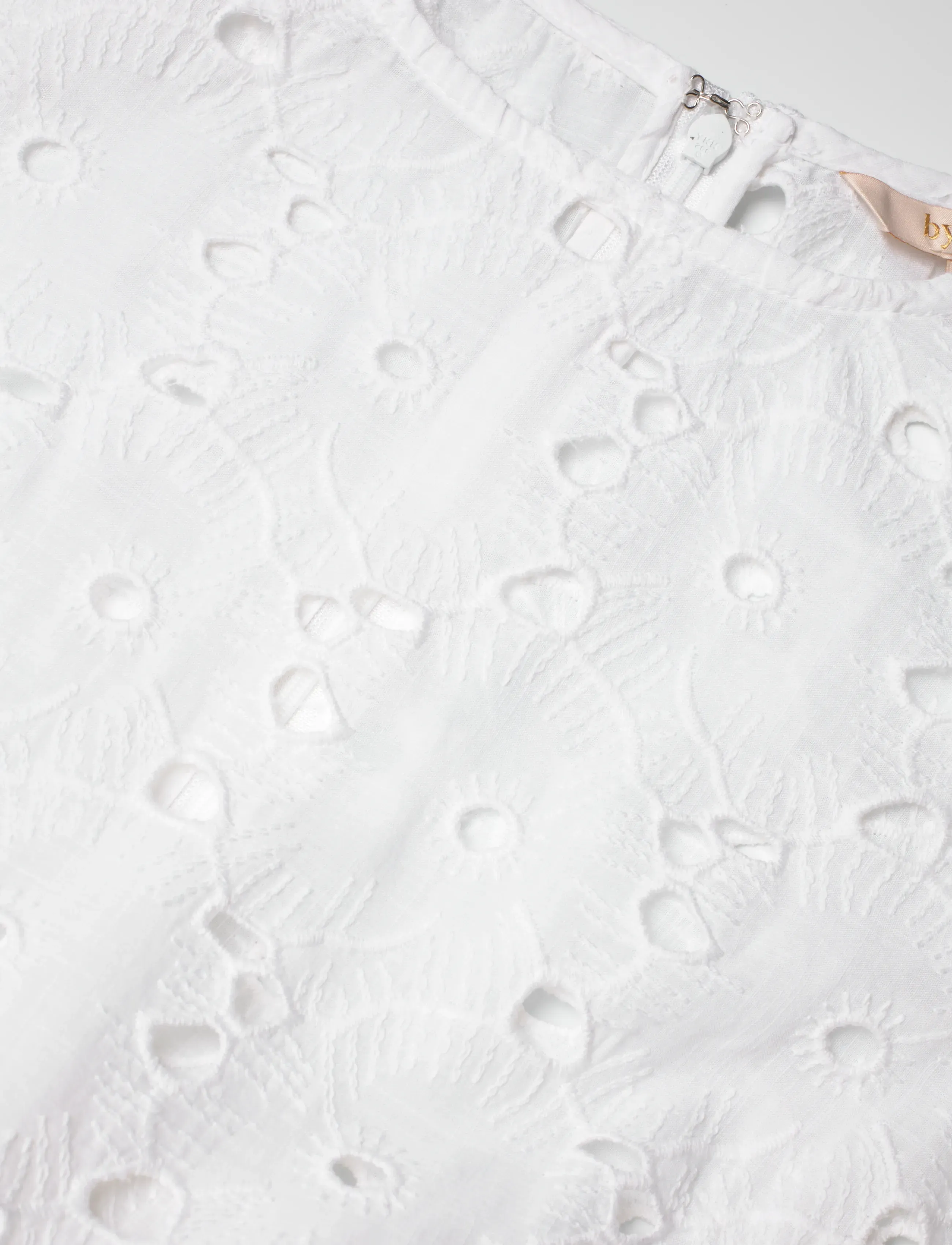 by Ti Mo - Broderie Anglaise Maxi Dress - maxikjoler - 1-white - 2