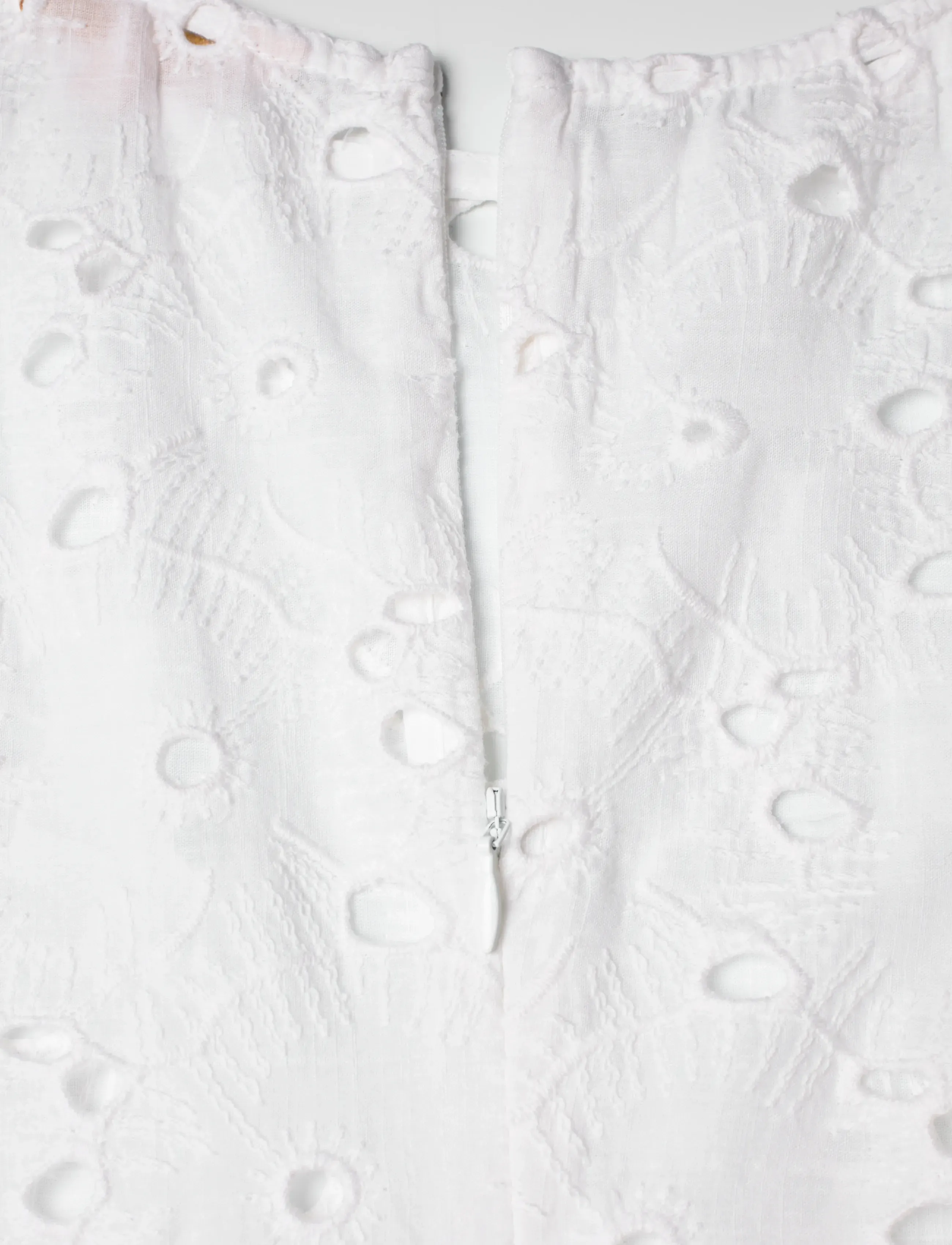 by Ti Mo - Broderie Anglaise Maxi Dress - maxikjoler - 1-white - 3
