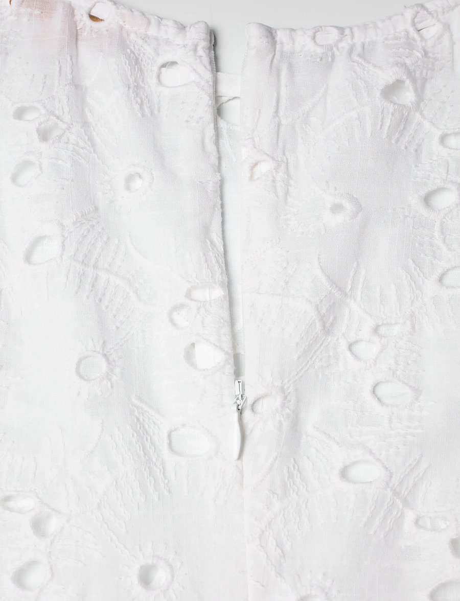 by Ti Mo - Broderie Anglaise Maxi Dress - maxi dresses - 1-white - 3