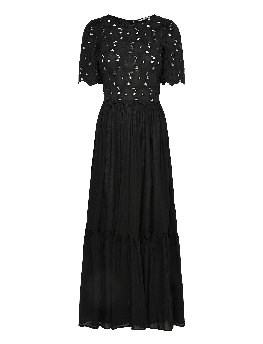 by Ti Mo - Broderie Anglaise Maxi Dress - maxi dresses - 99-black - 1