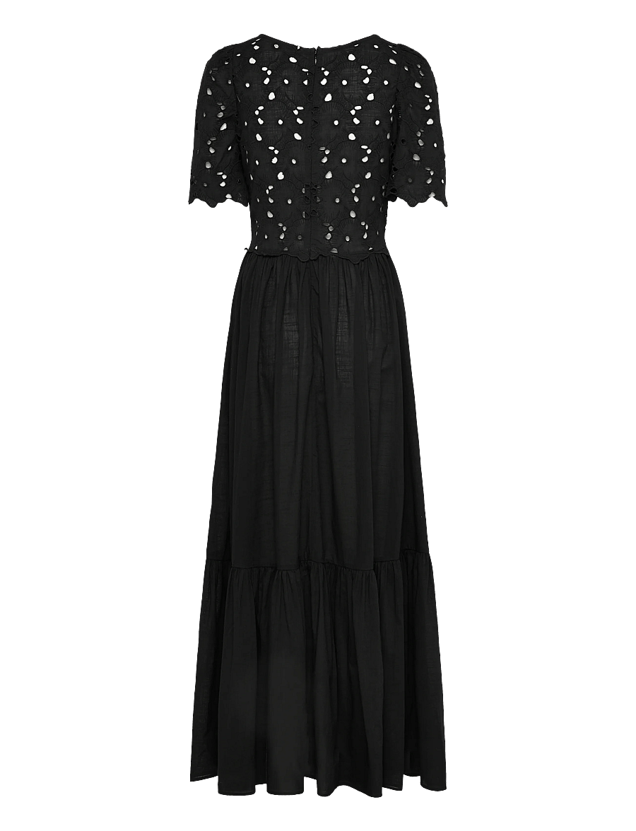 by Ti Mo - Broderie Anglaise Maxi Dress - maxi dresses - 99-black - 2