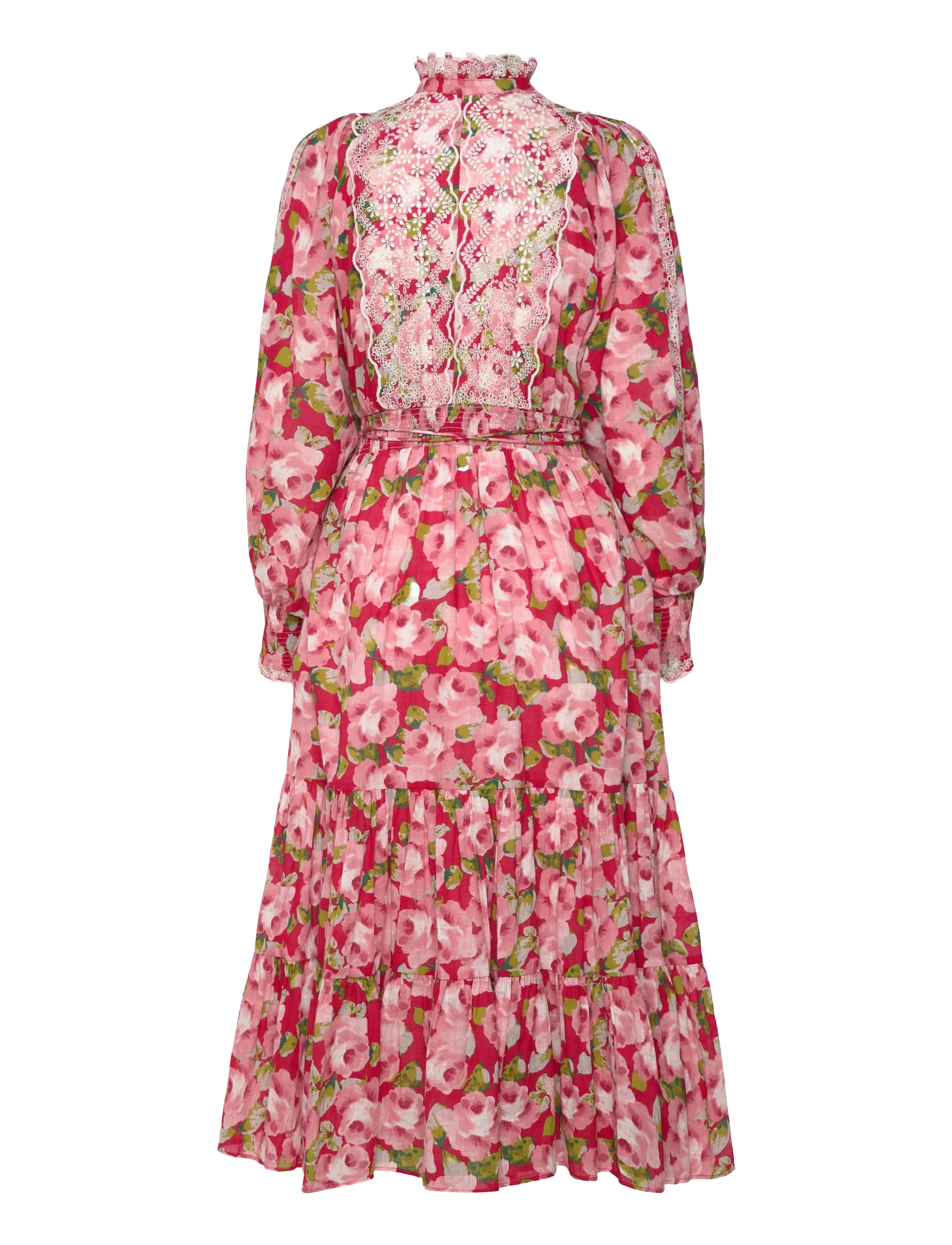by Ti Mo - Cotton Slub Midi Dress - konfirmationstøj - 601-romace - 2