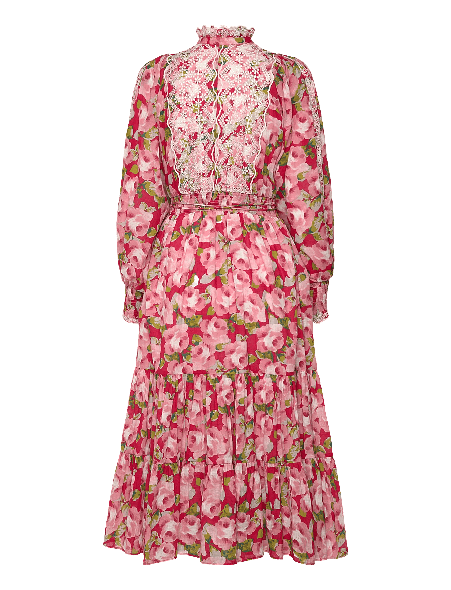 by Ti Mo - Cotton Slub Midi Dress - konfirmationstøj - 601-romace - 2