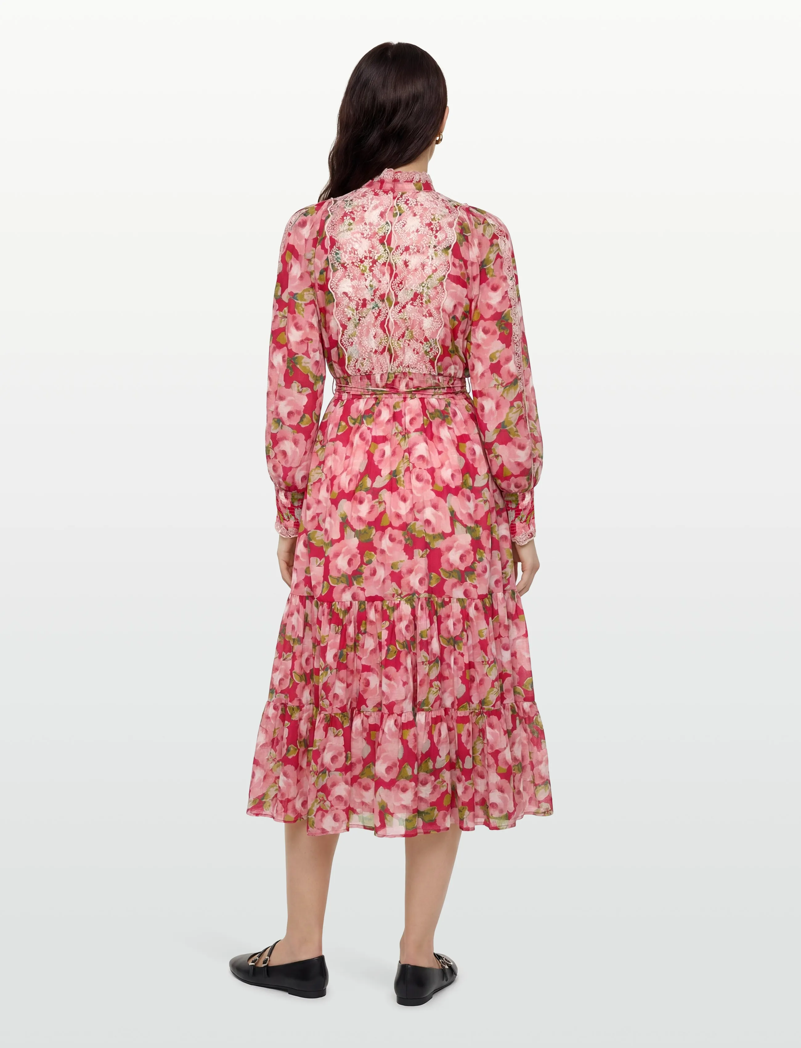 By Ti Mo Cotton Slub Midi Dress midiklänningar dam – bild 3