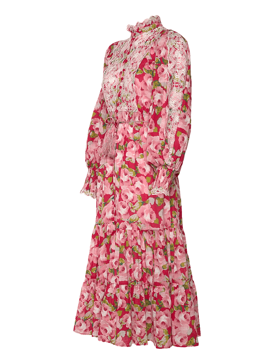by Ti Mo - Cotton Slub Midi Dress - konfirmationstøj - 601-romace - 3