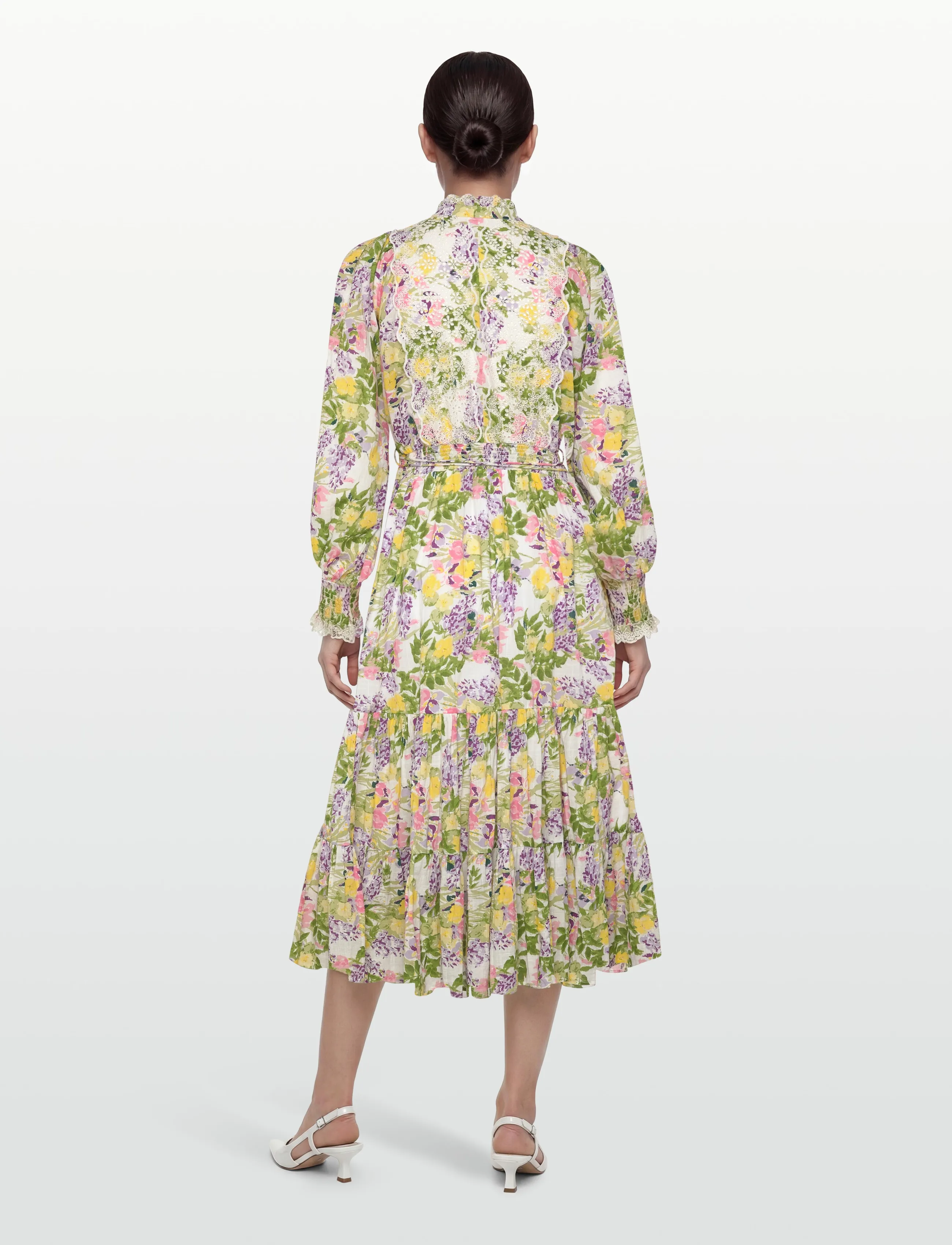 By Ti Mo Cotton Slub Midi Dress midiklänningar dam – bild 3