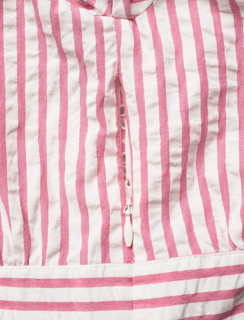 by Ti Mo - Seersucker Mini Dress - zomerjurken - 818-pinkstripe - 3