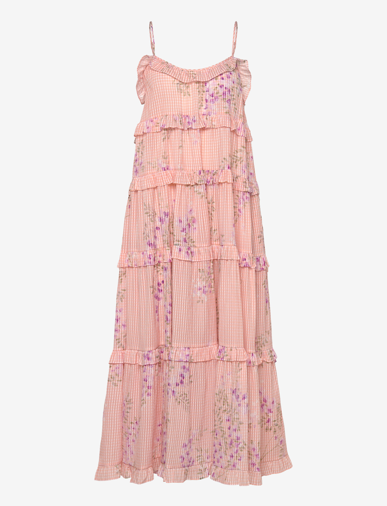 by Ti Mo - Checks Strap Dress - maxi dresses - 588-flourish - 0