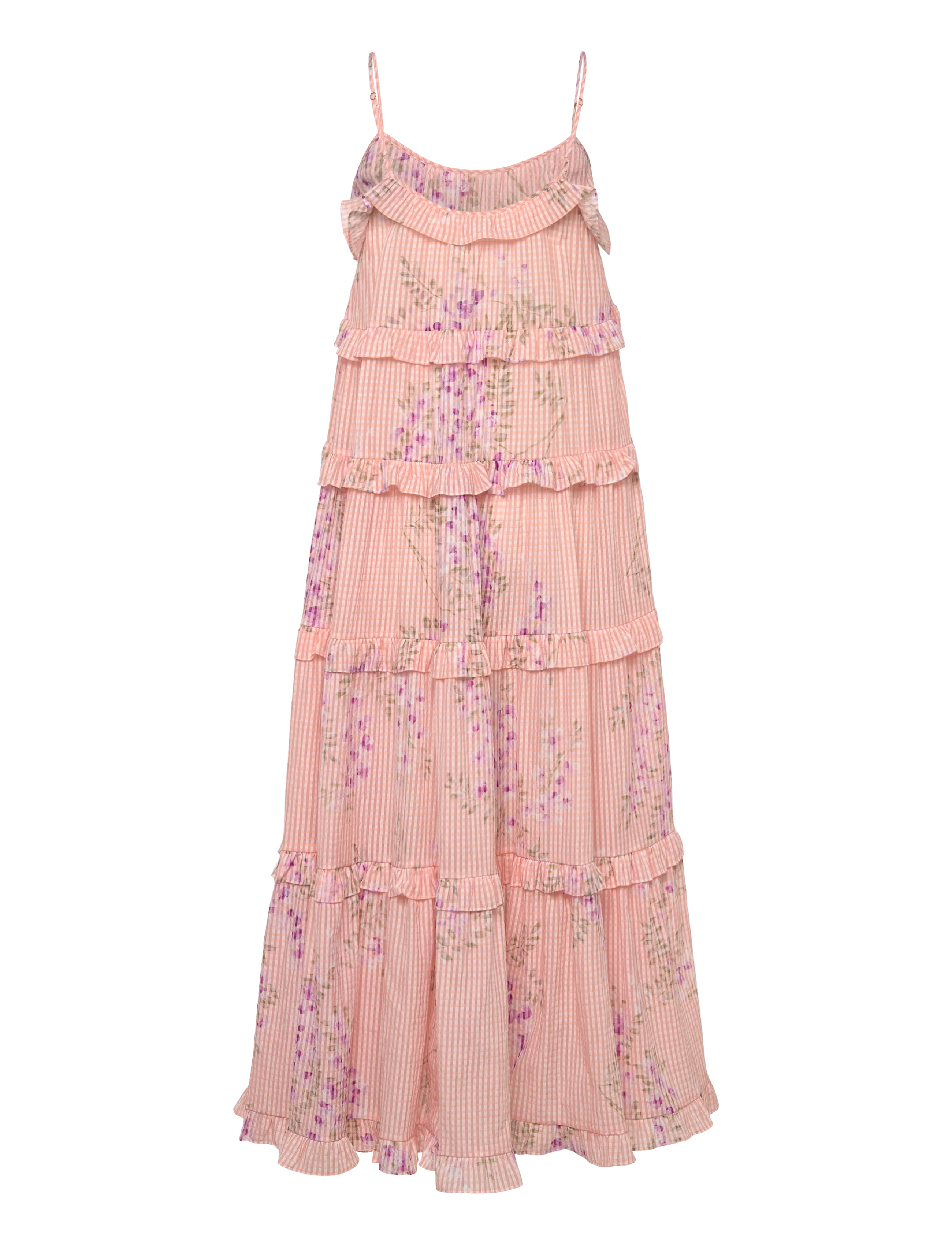 by Ti Mo - Checks Strap Dress - maxikjoler - 588-flourish - 2