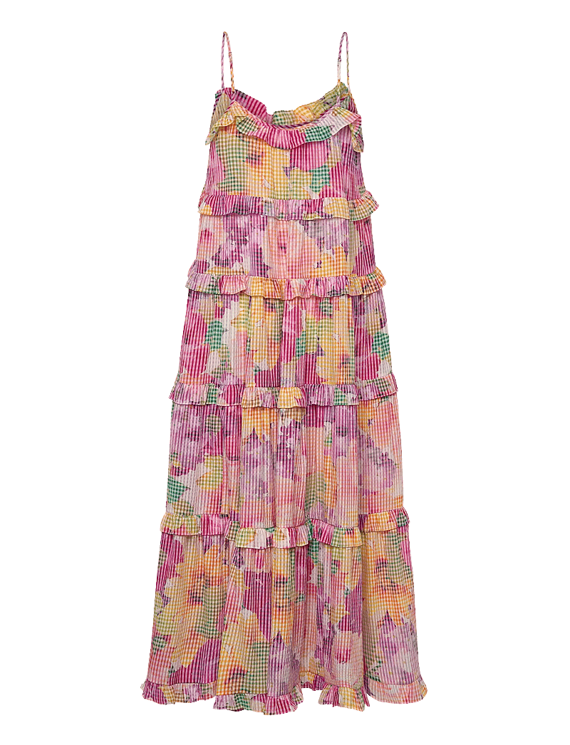 by Ti Mo - Checks Strap Dress - maxi dresses - 589-confetti - 1