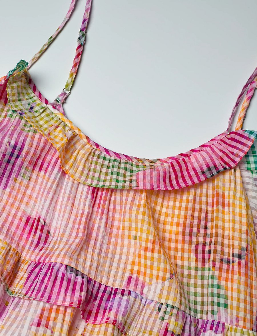 by Ti Mo - Checks Strap Dress - maxi dresses - 589-confetti - 2