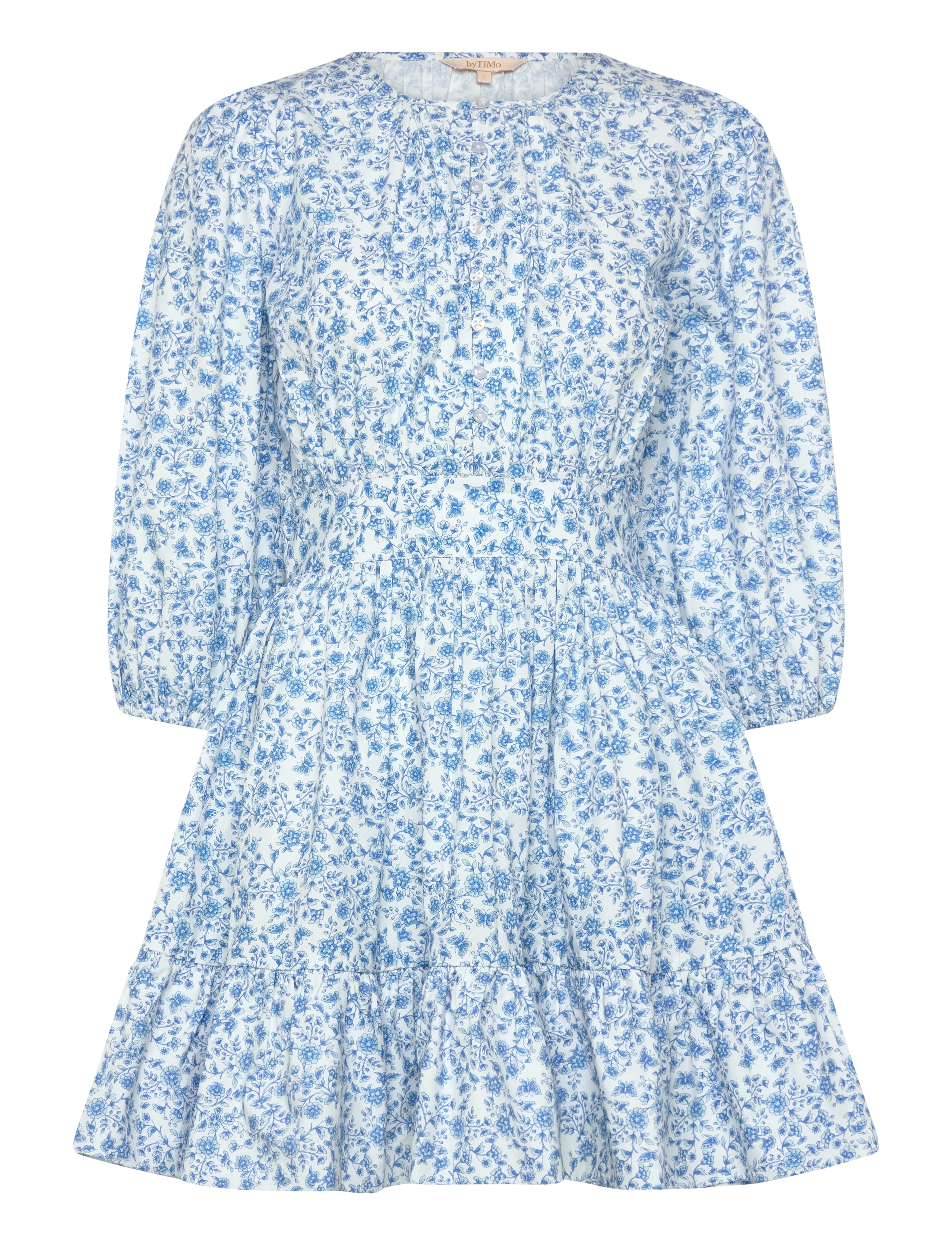 by Ti Mo Poplin Mini Dress - byTiMo - 622-AZUREMEADOW / blue