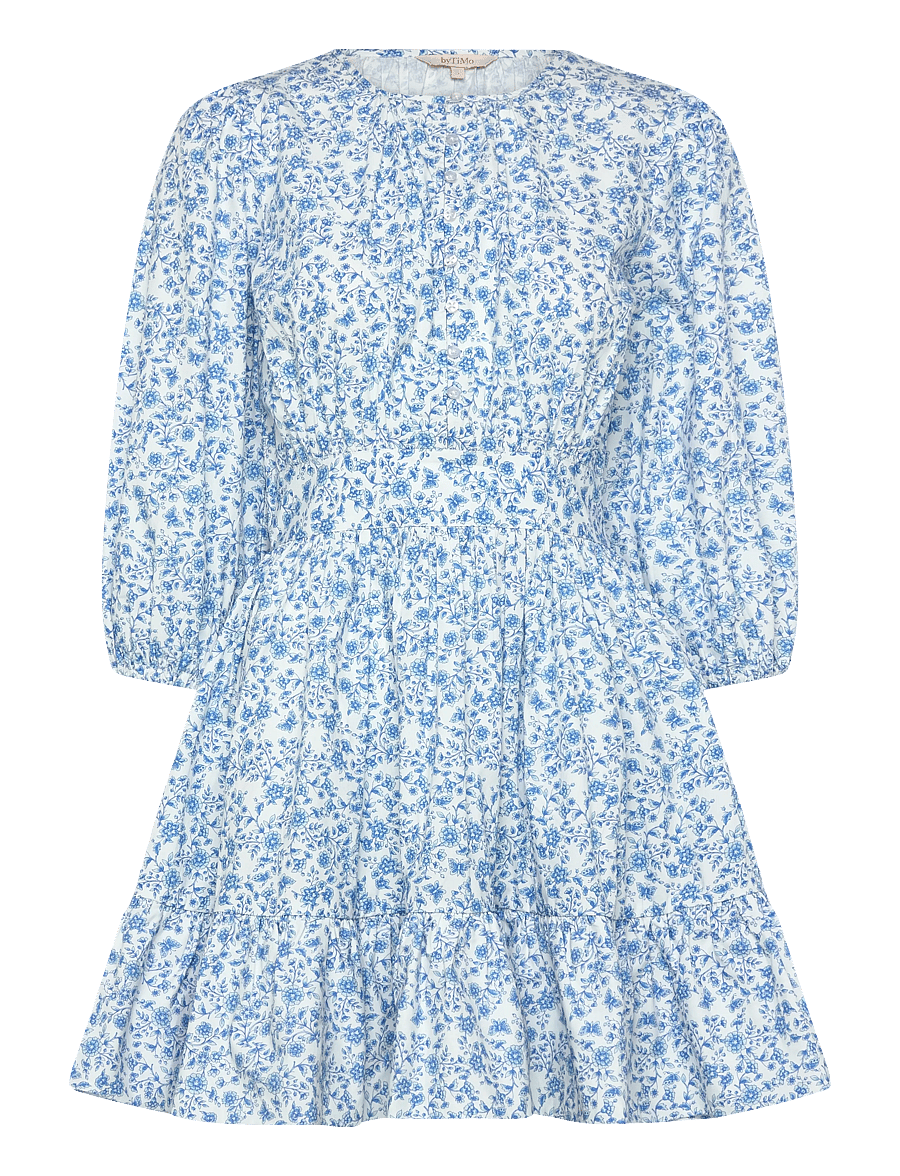 by Ti Mo - Poplin Mini Dress - kurze kleider - 622-azuremeadow - 0