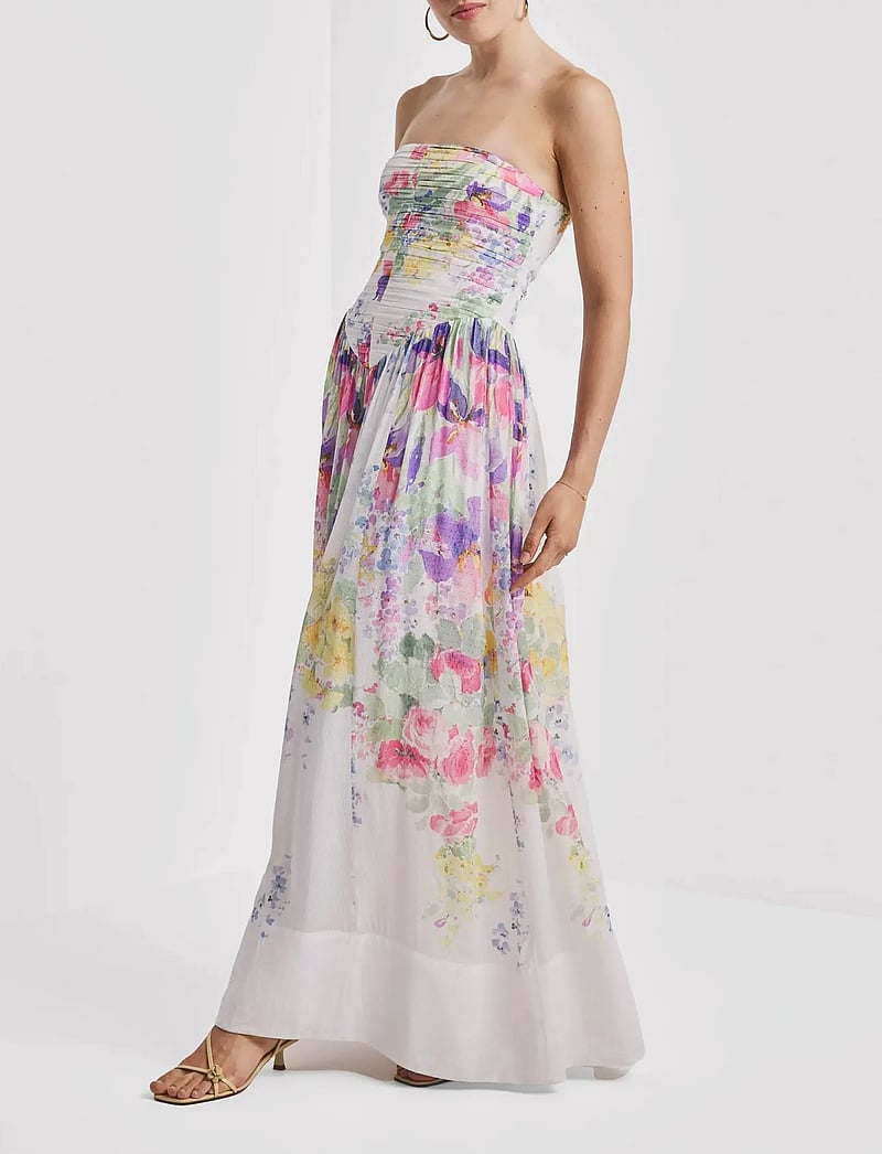 by Ti Mo - Dotted Georgette Bandeau Dress - sommarklänningar - 599-flowermeadow - 0