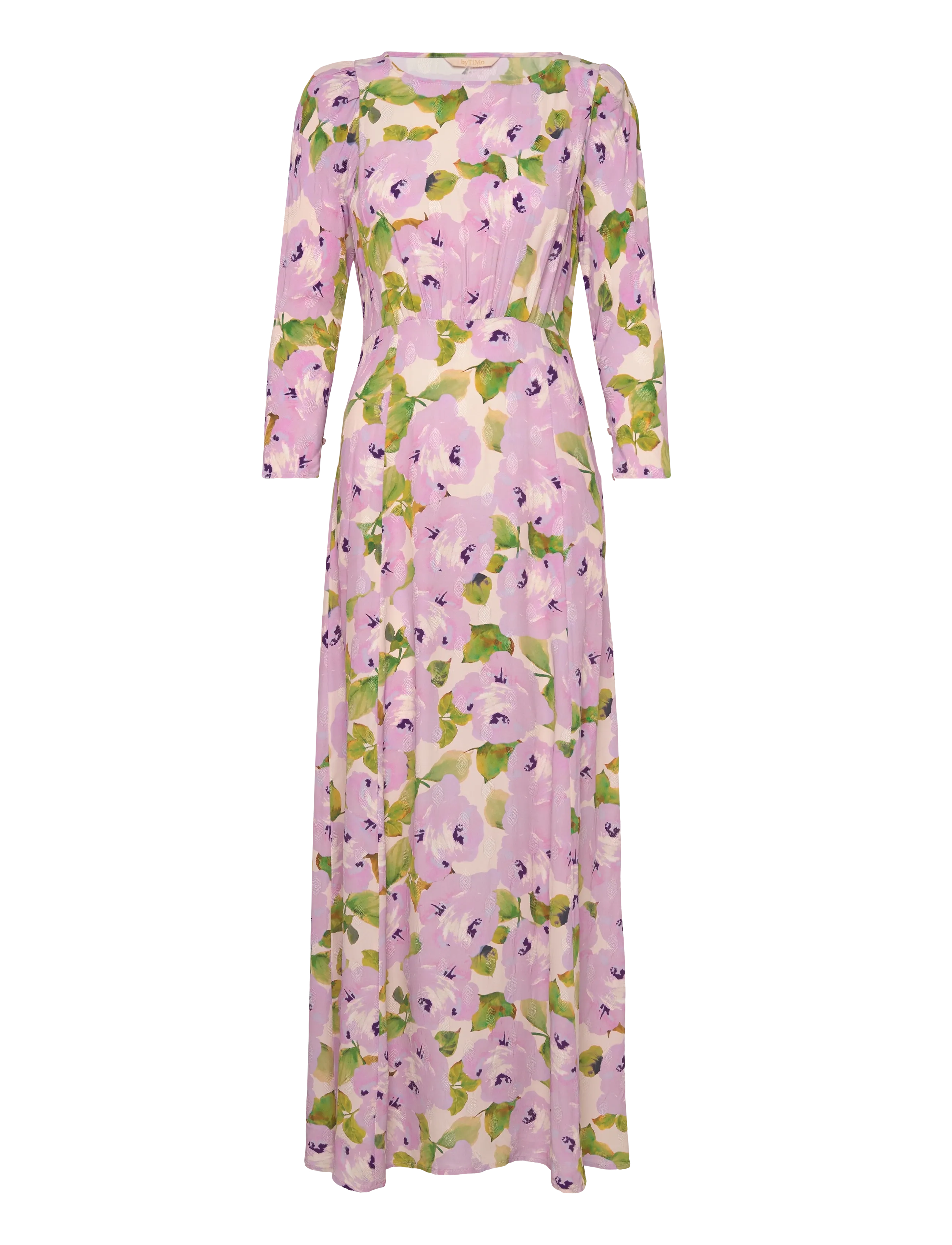 by Ti Mo Spring Maxi Dress - Riided - 570-DELICATE / pink/rose