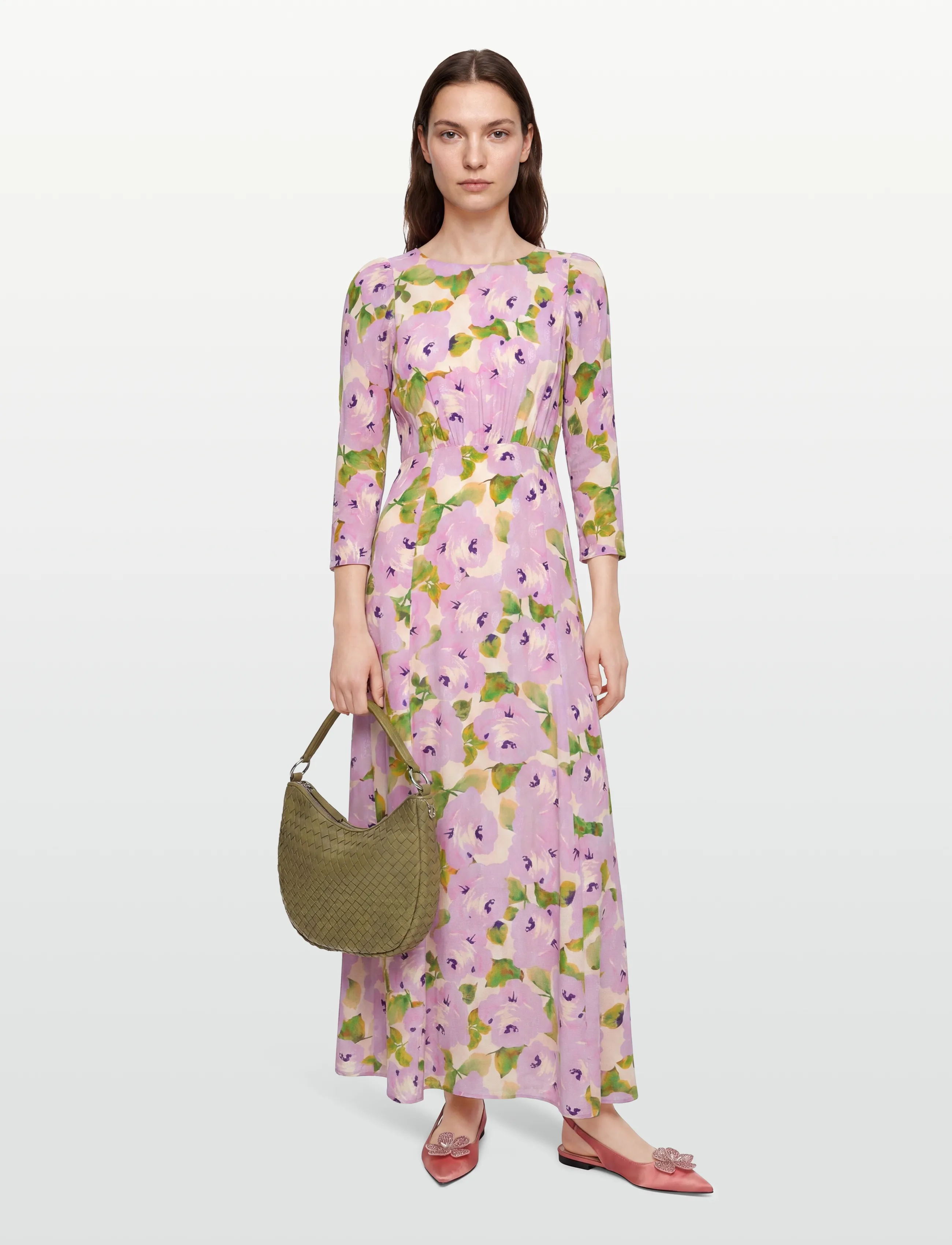 by Ti Mo Spring Maxi Dress, XS, Pink, Designere > Maxi Dress, Dame