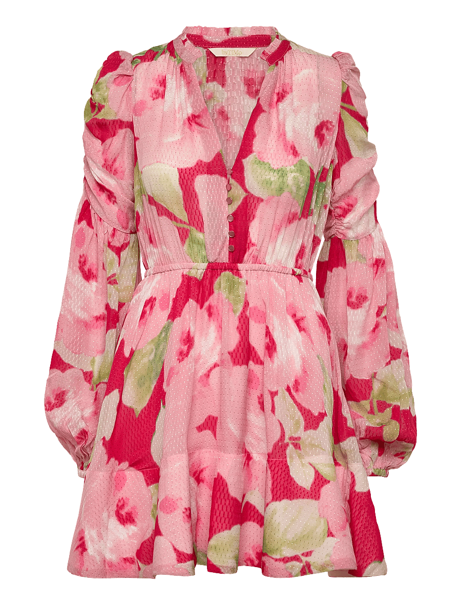 by Ti Mo - Dotted Georgette V-Neck Dress - suvekleidid - 597-romance - 0