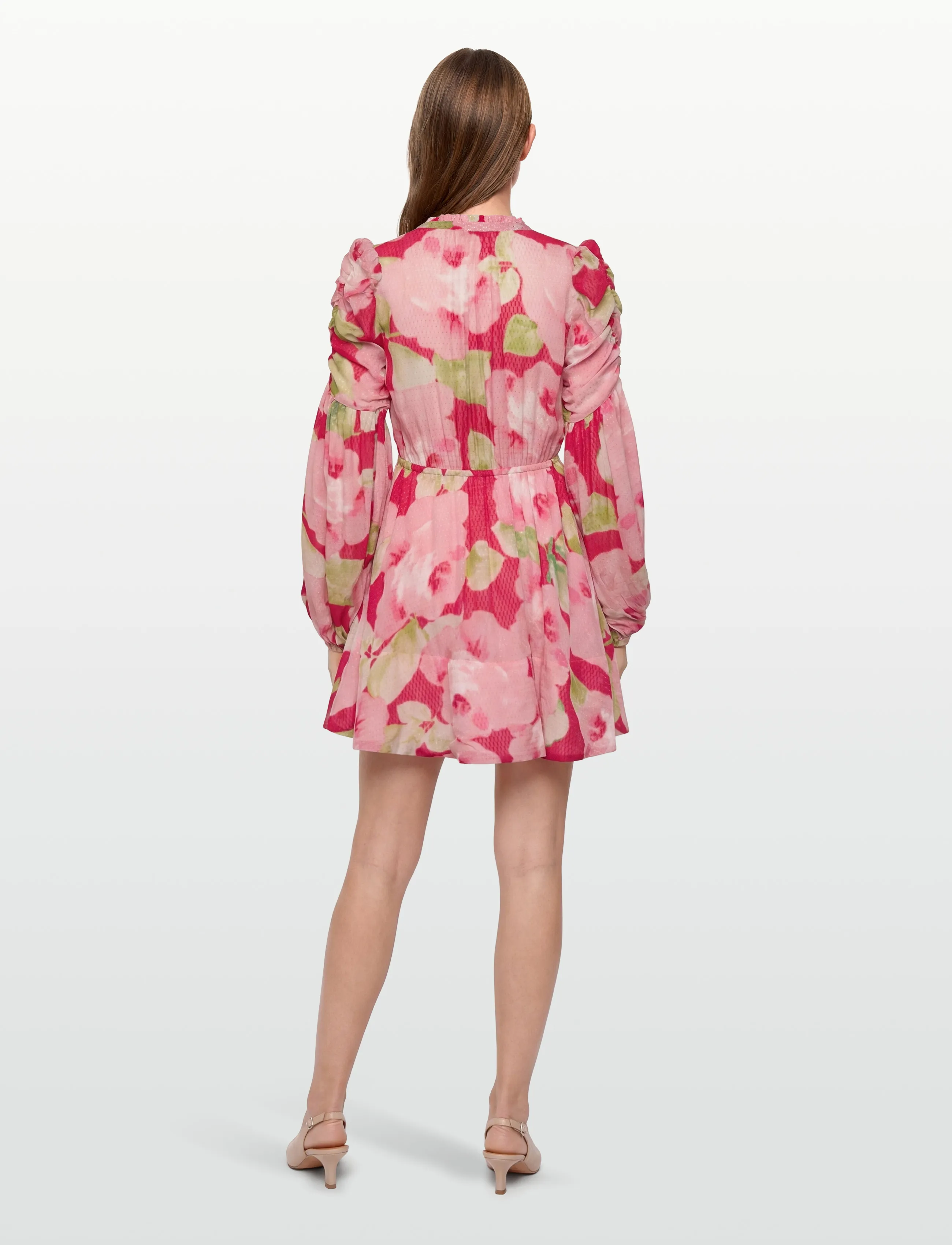 by Ti Mo - Dotted Georgette V-Neck Dress - summer dresses - 597-romance - 4