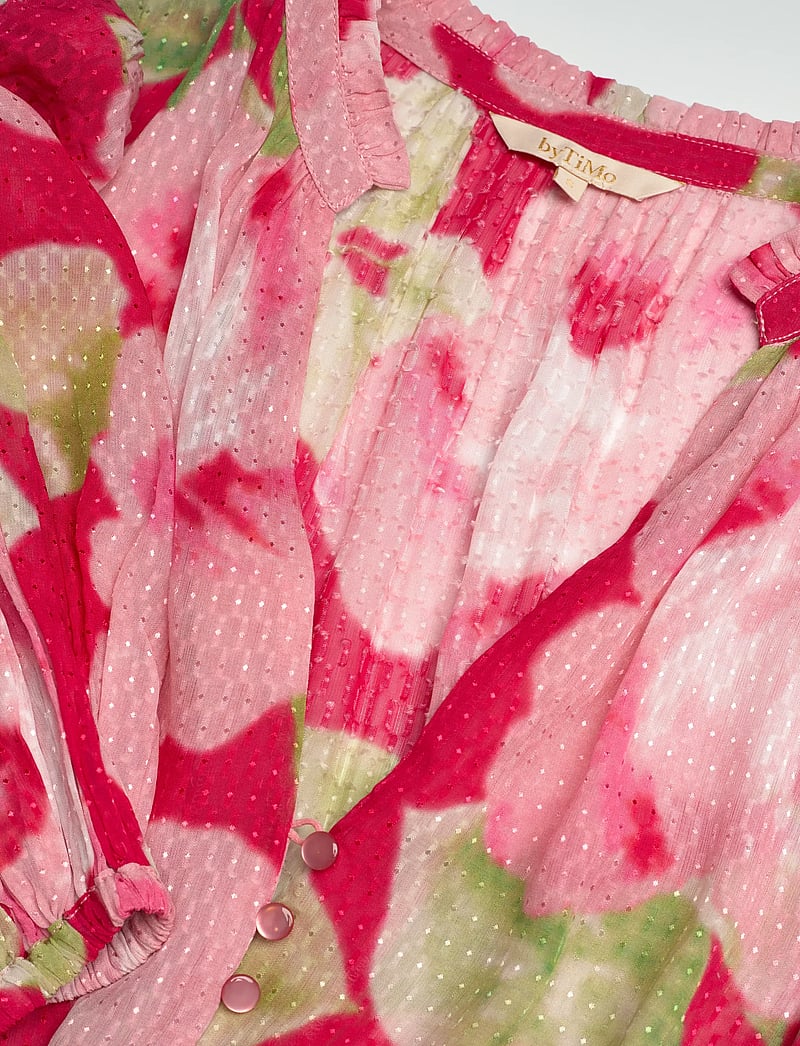 by Ti Mo - Dotted Georgette V-Neck Dress - vasaras kleitas - 597-romance - 2