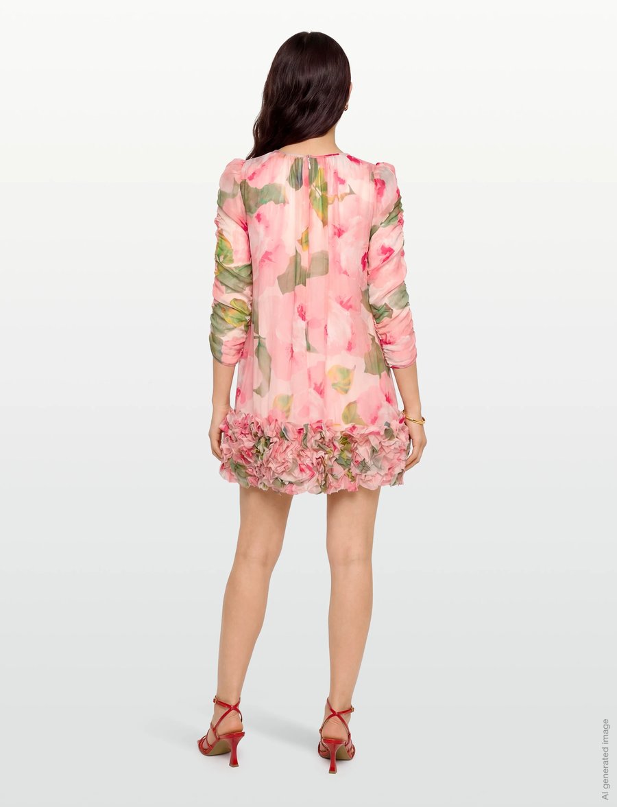 by Ti Mo - Organza Frilly Dress - korta klänningar - 582-rosette - 5