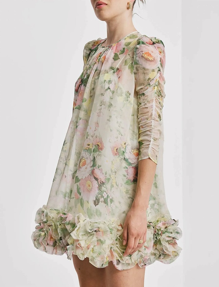 by Ti Mo - Organza Frilly Dress - minikleidid - 584-watercolourdreams - 0