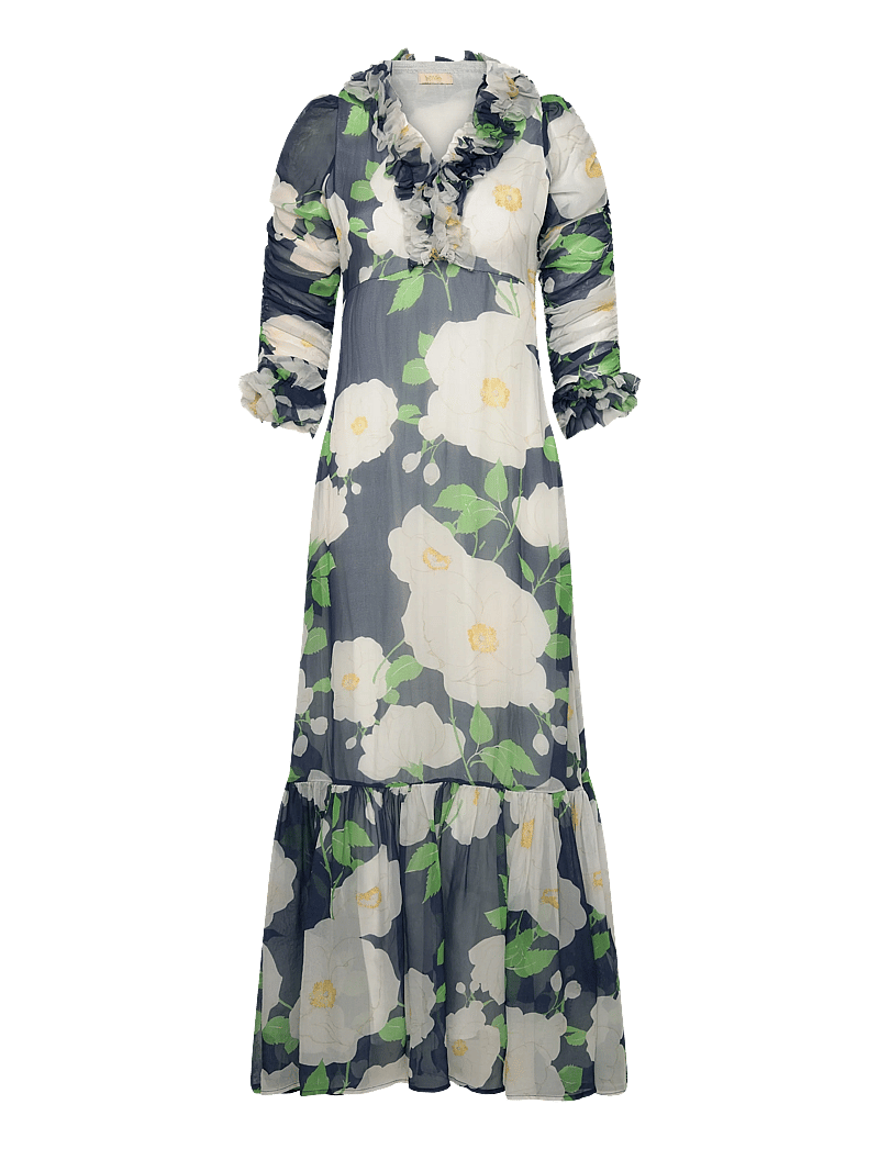 by Ti Mo - Organza Ruffle Dress - abendkleider - 580-flowergarden - 0
